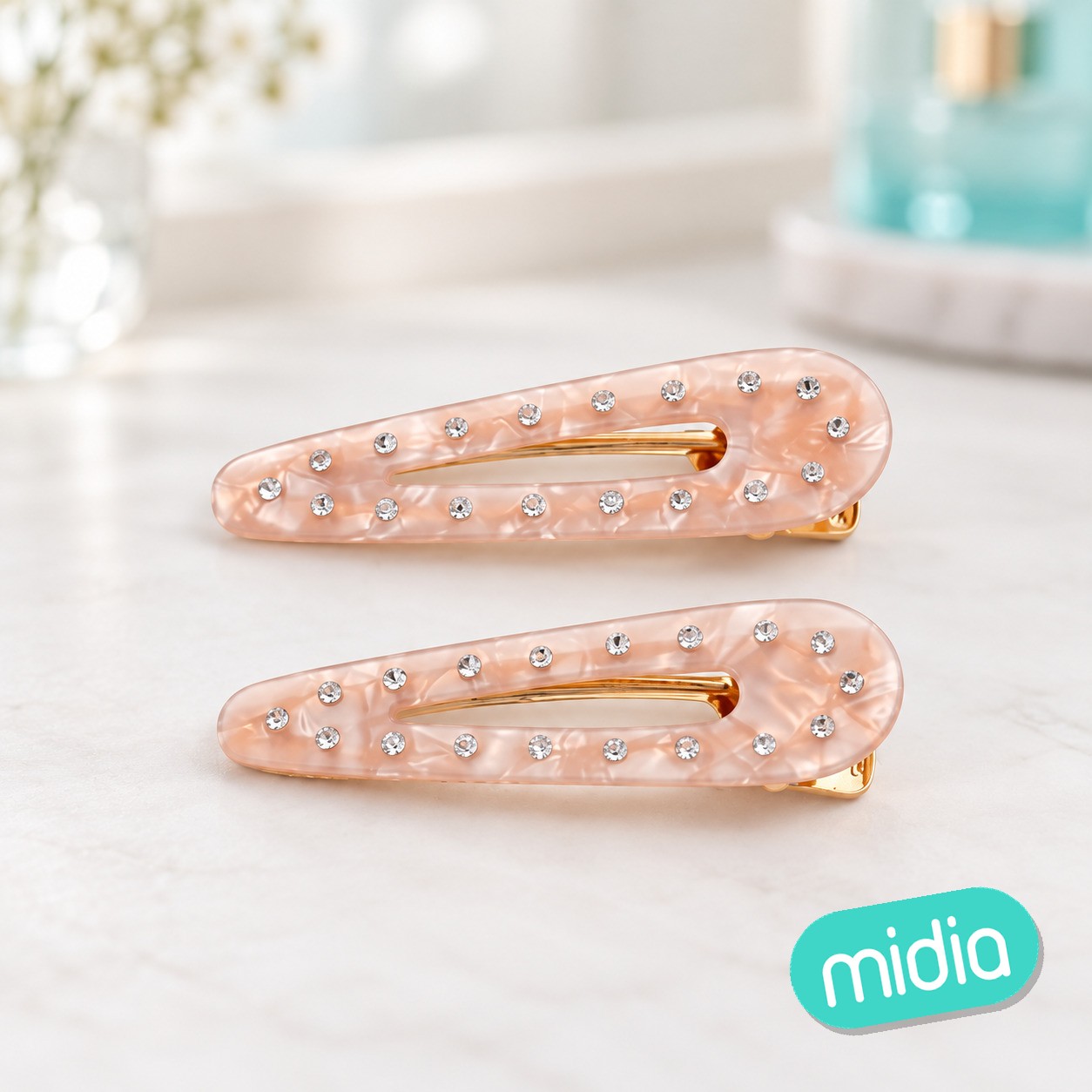 7cm pinza del pelo2pcs