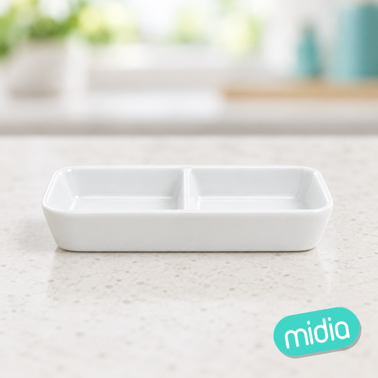 (f) bandeja 2 compartimentos 12x7x2.5cm "lat