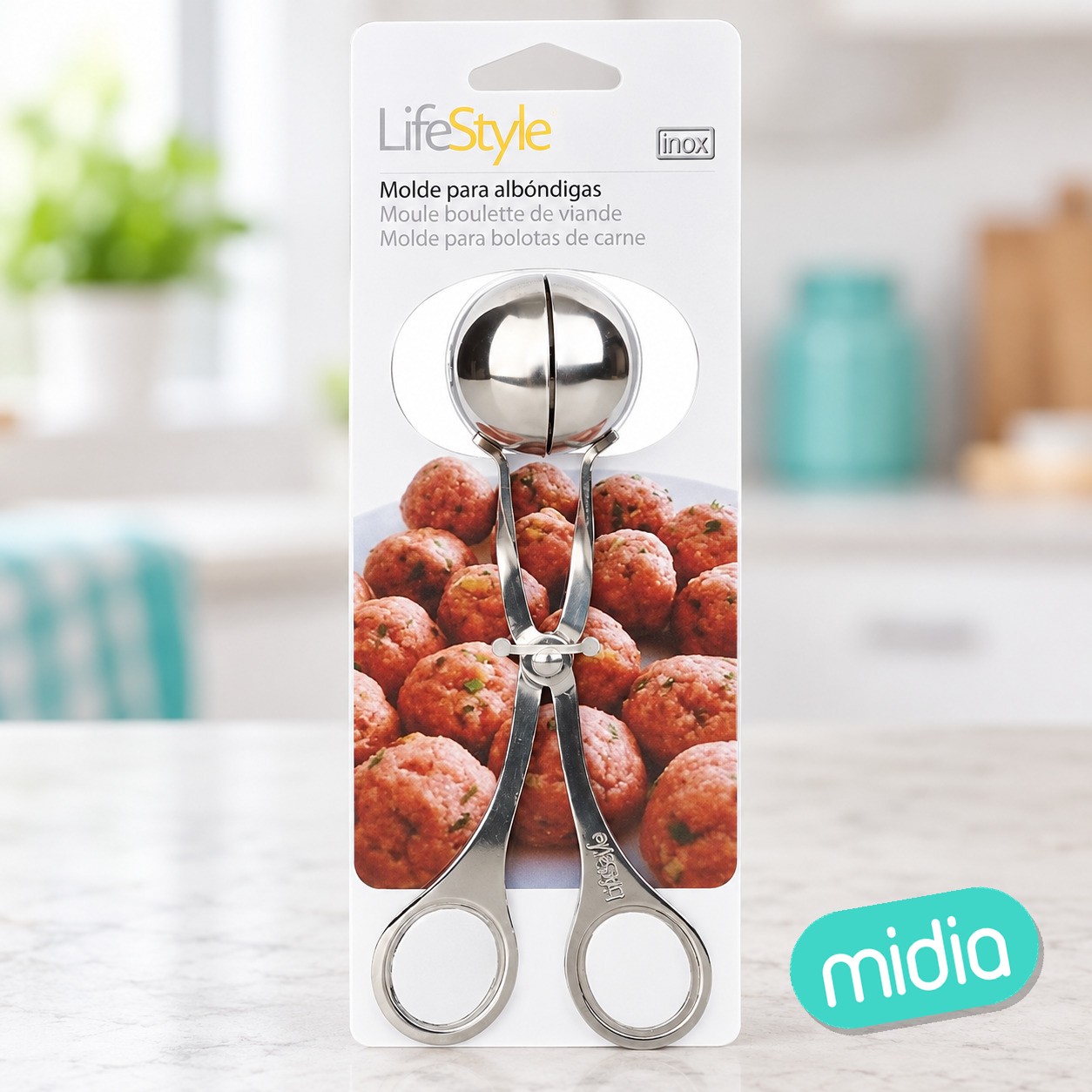 Pinza albondigas/croquetas 3,5 cm