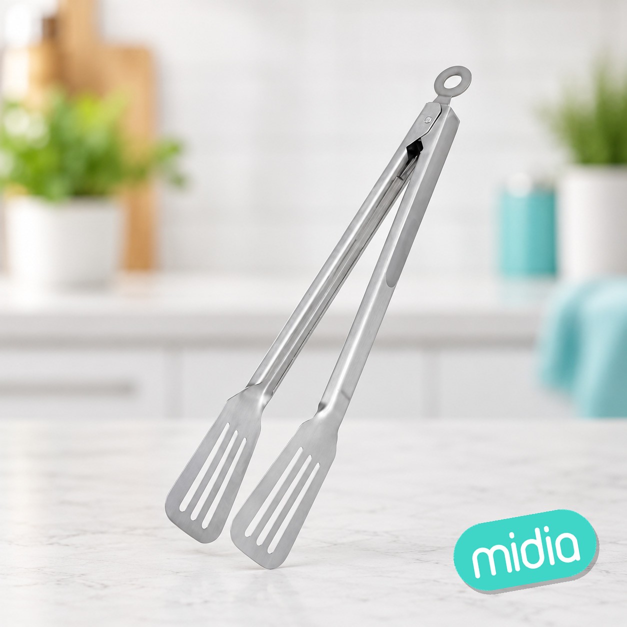 Pinza barbacoa inox 34 cm