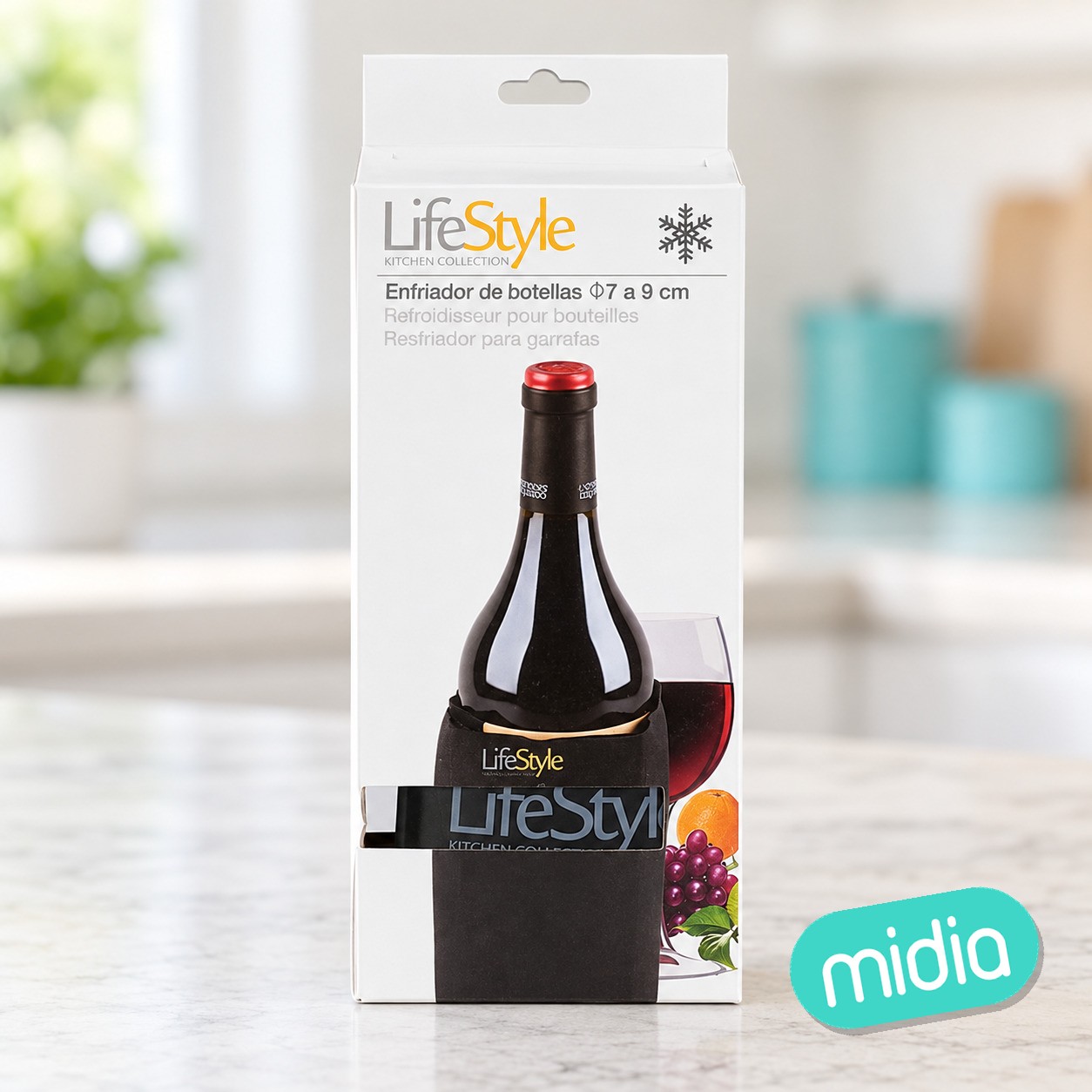 Enfriador vino-cava ajustable