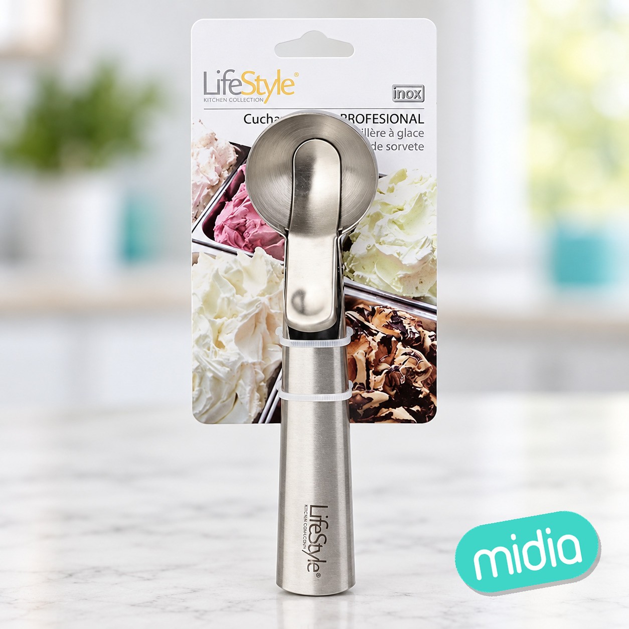 Dosificador helado profesional bola 4,6 cm