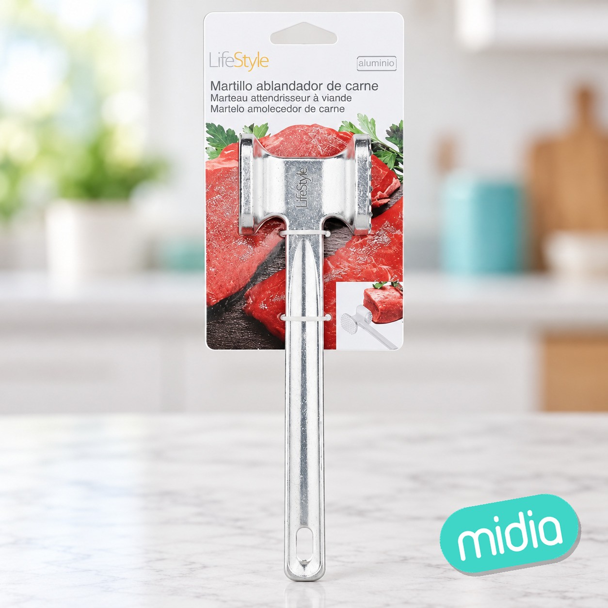 Maza ablandador carnes 22 cm