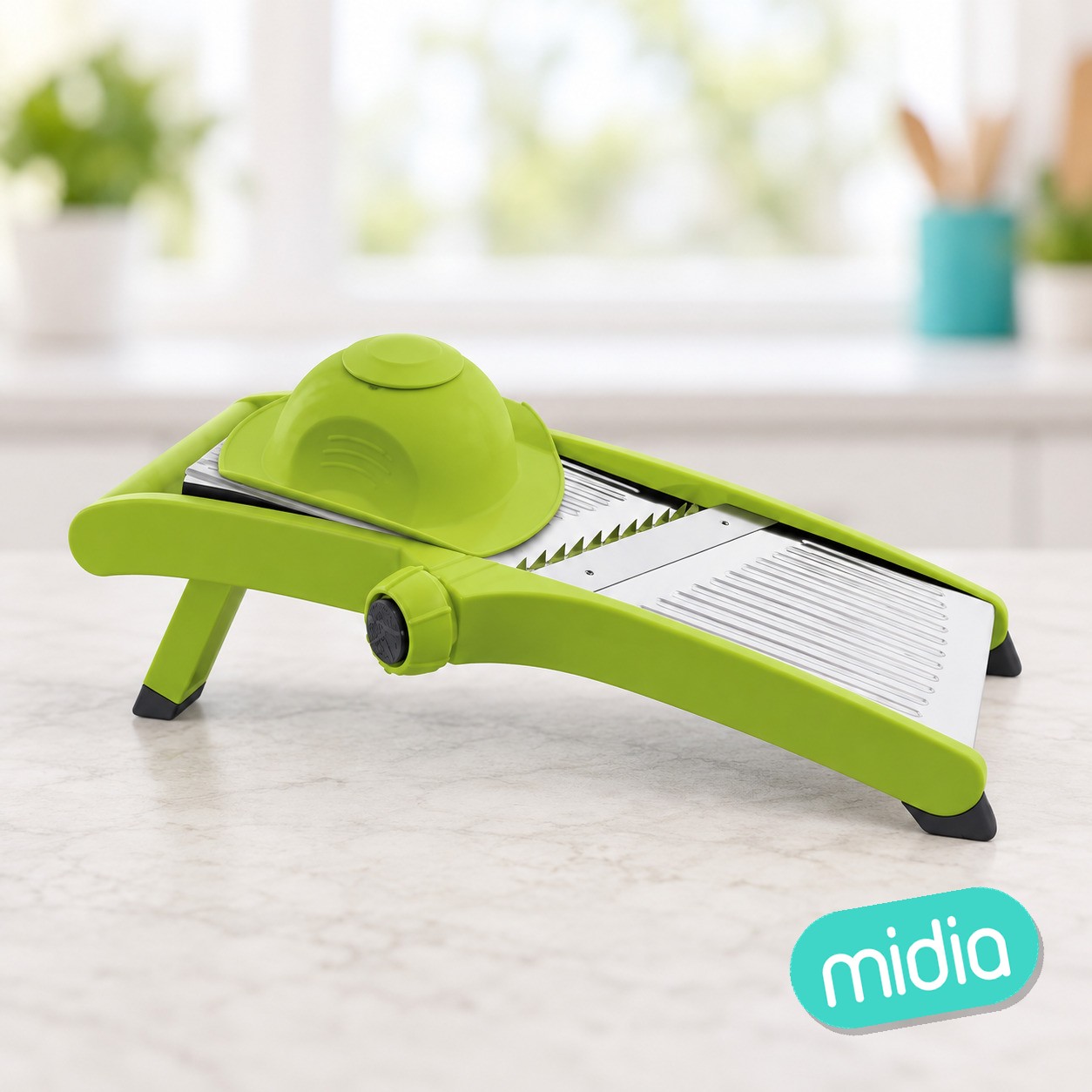 Mandolina 5 posiciones abs-inox