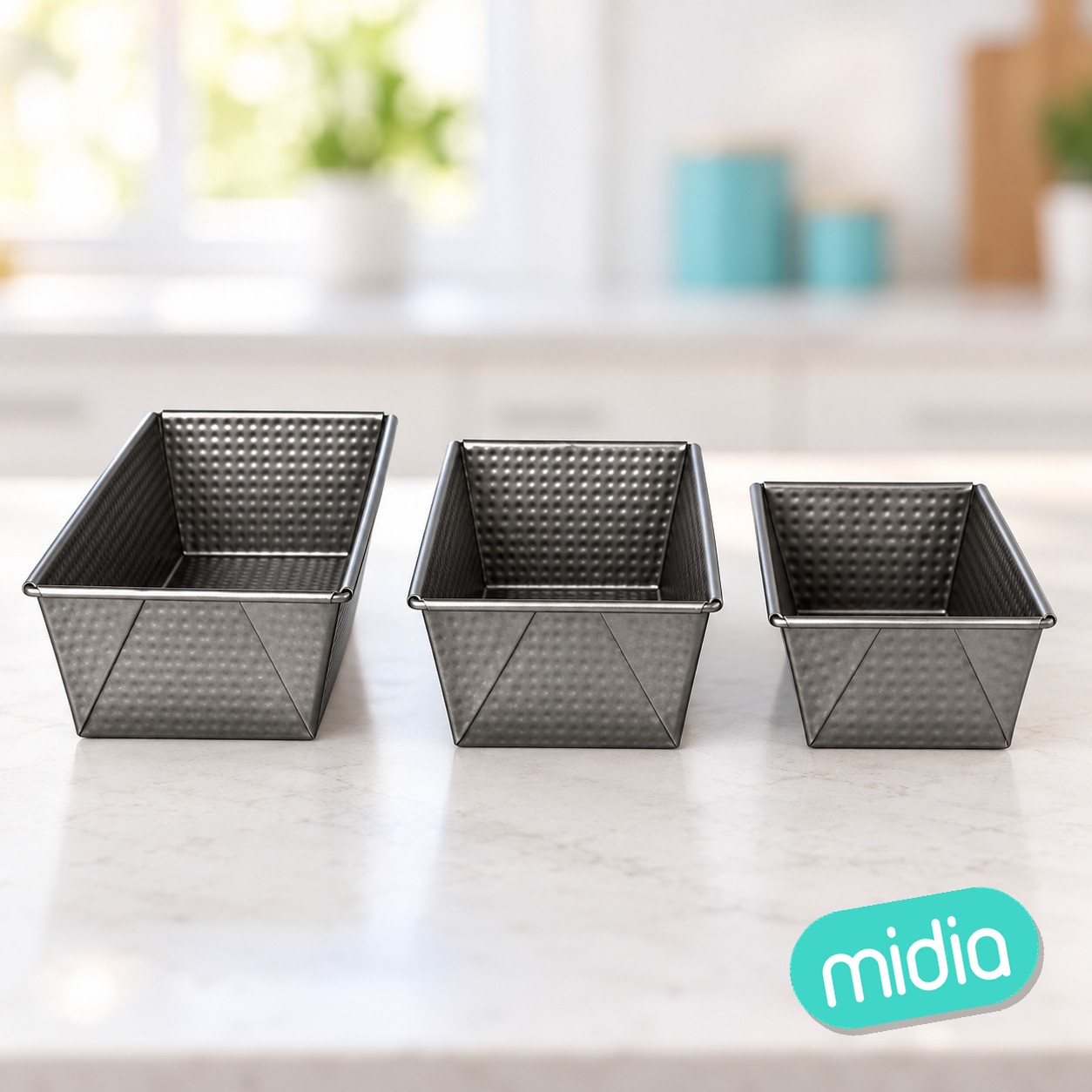 Molde plum cake reforzado antiad. 31x12x7,5 cm