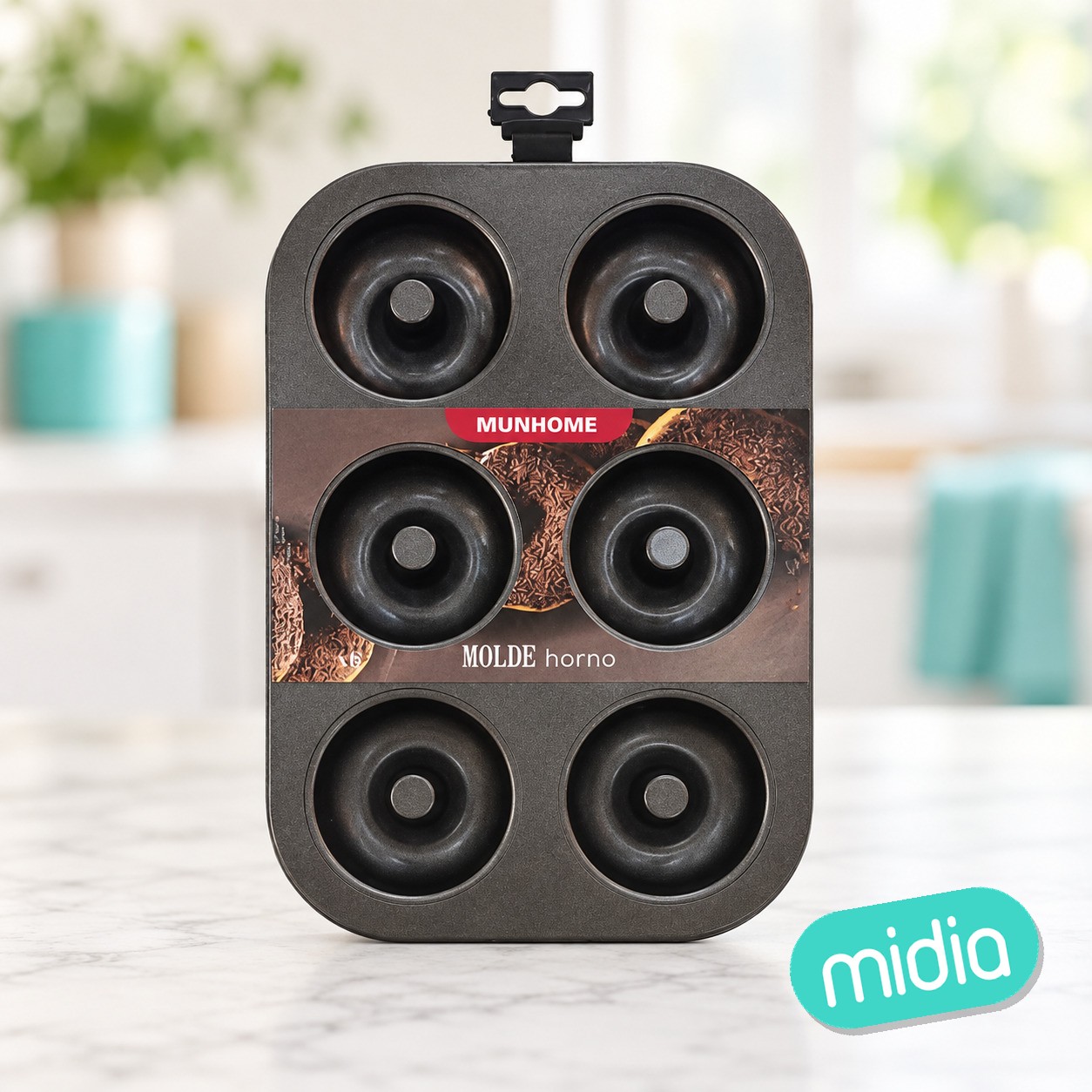 Molde horno donut 26.5×18.5×2.5cm