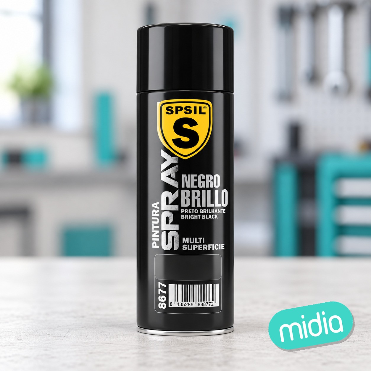 400ml negro brillo