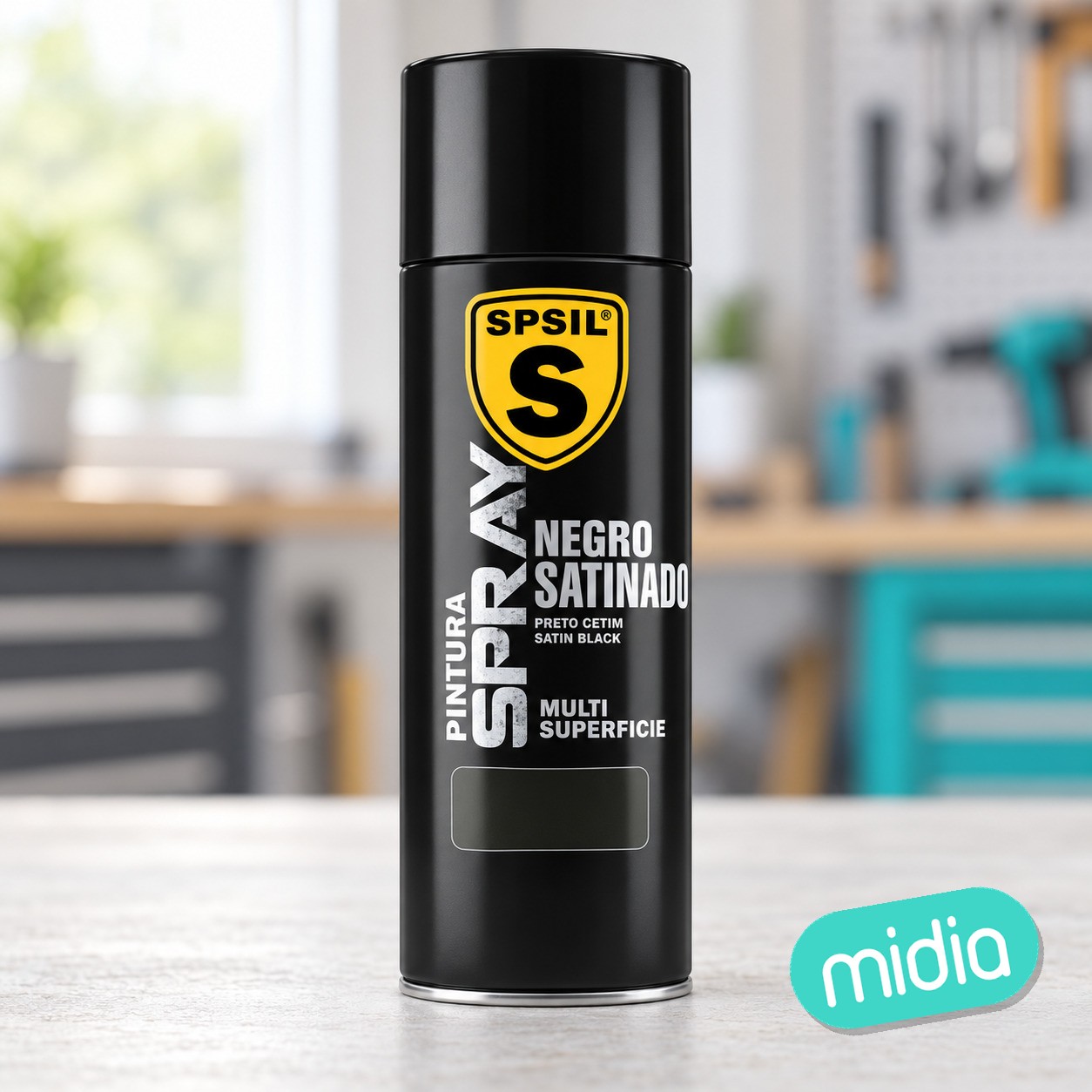 400ml negro satinado