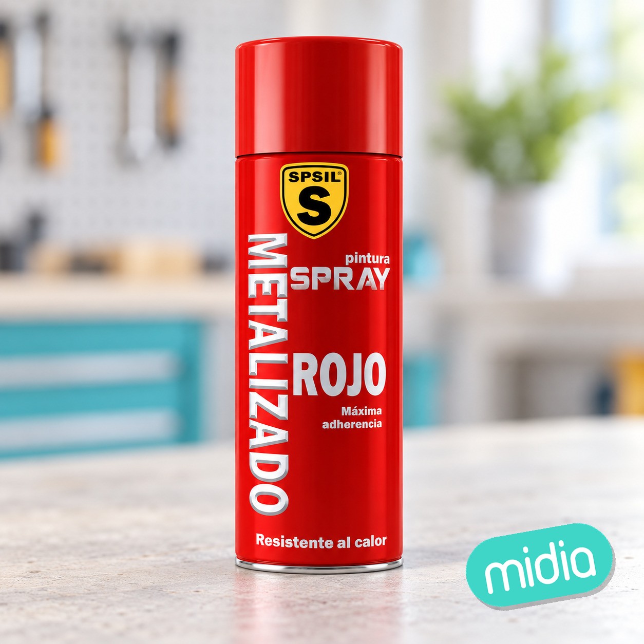400ml rojo metalizado