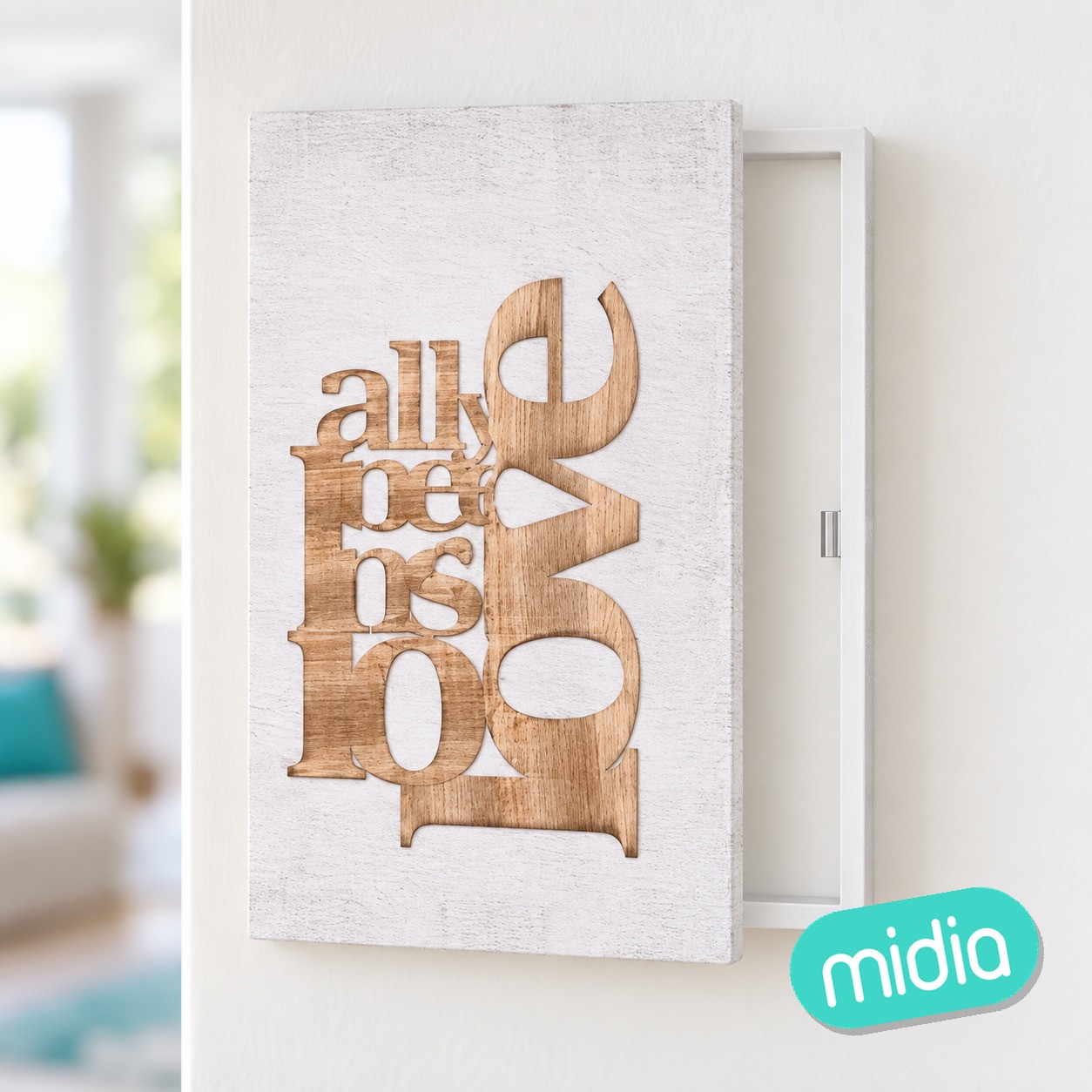 Tapa cubre-contador madera ref-tcm 35x50cm blanco