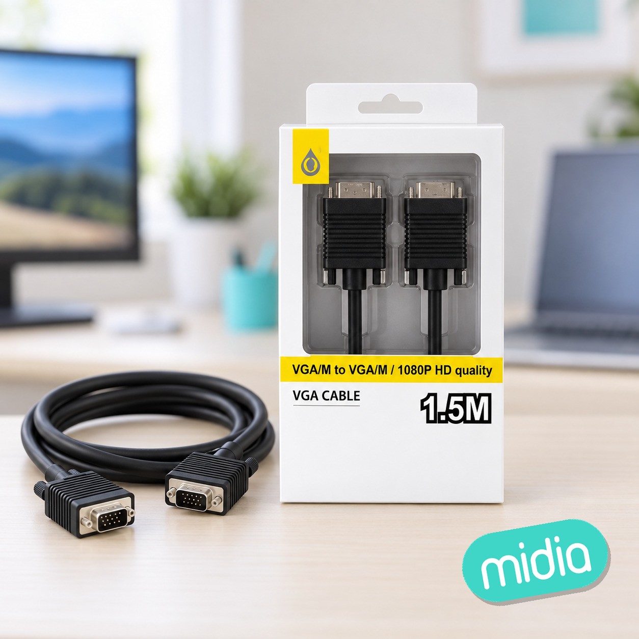 23410112 AU210-Cable VGA (M-M)1.5M