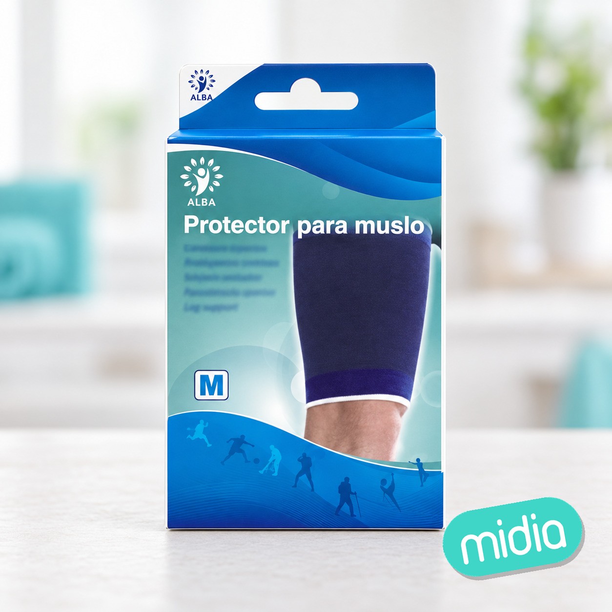 Protector para muslo talla m