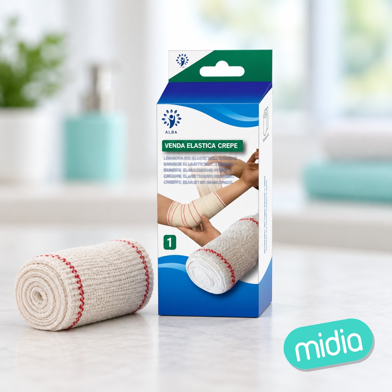 Venda crepe elastic 10cmx4m 1 unidad