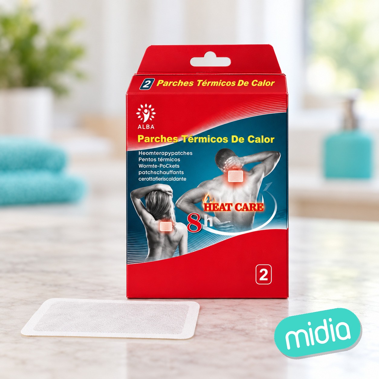 Parche térmico de calor clásico