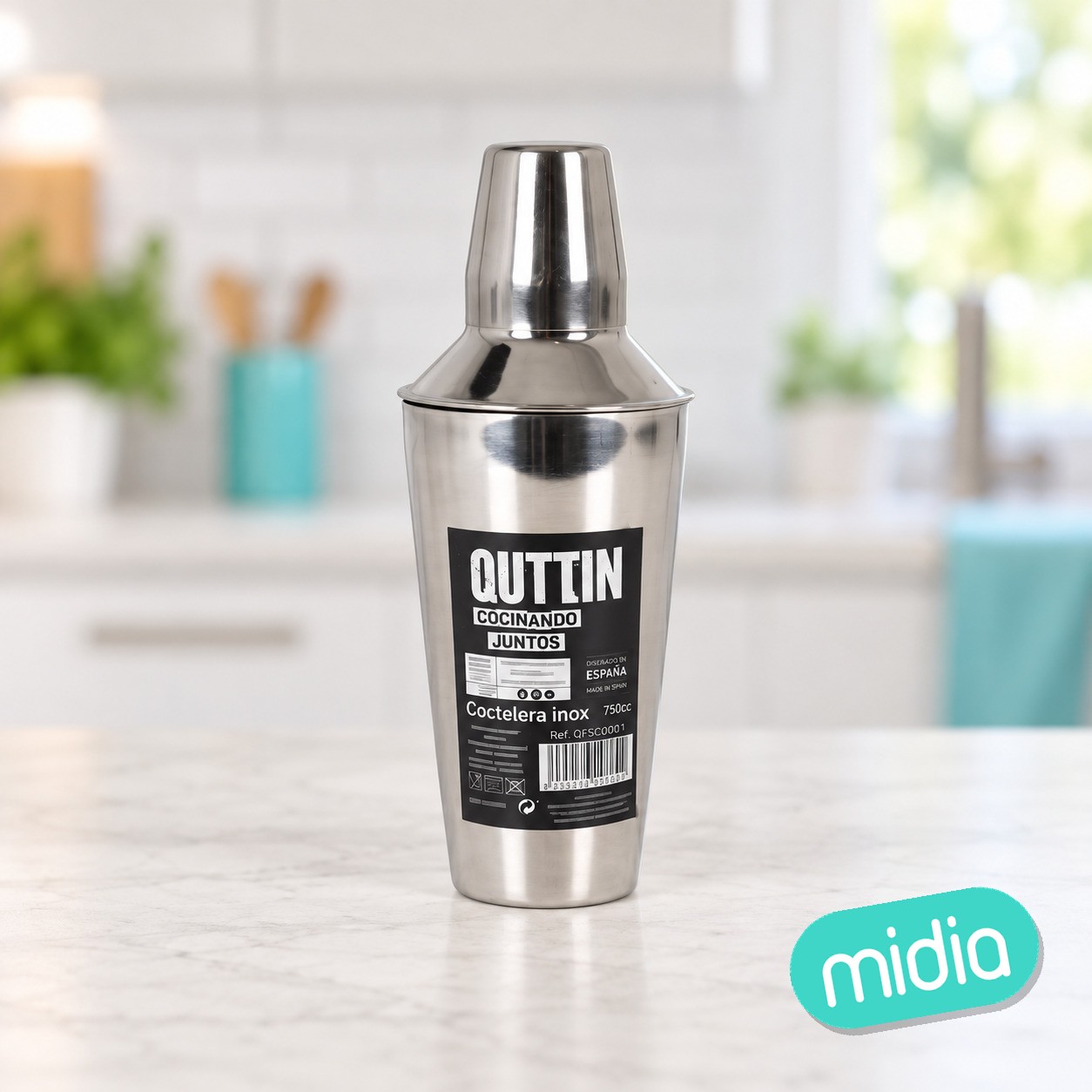 (f) coctelera inox 750cc "quttin"