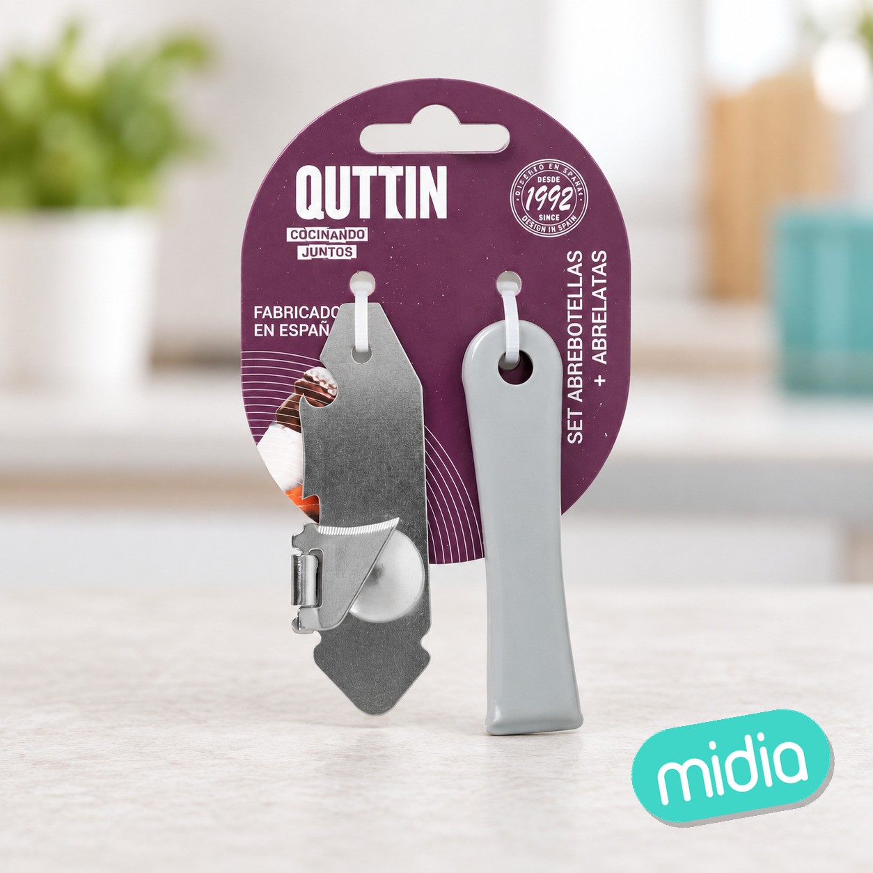 Set abrelatas 8cm+abrebotellas 8cm "qutti