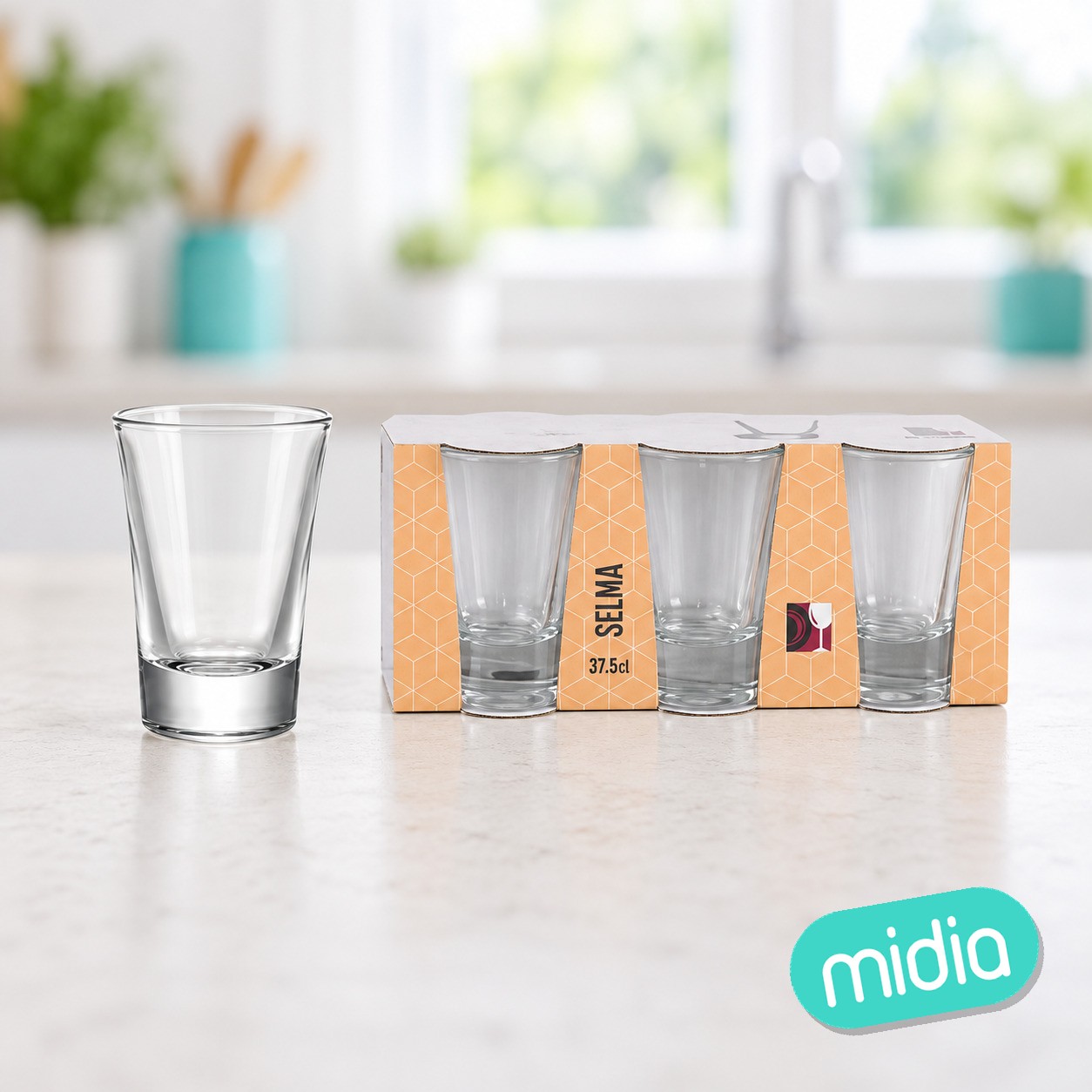 Set 6 vasos chupito 37.5cc "sena" ag