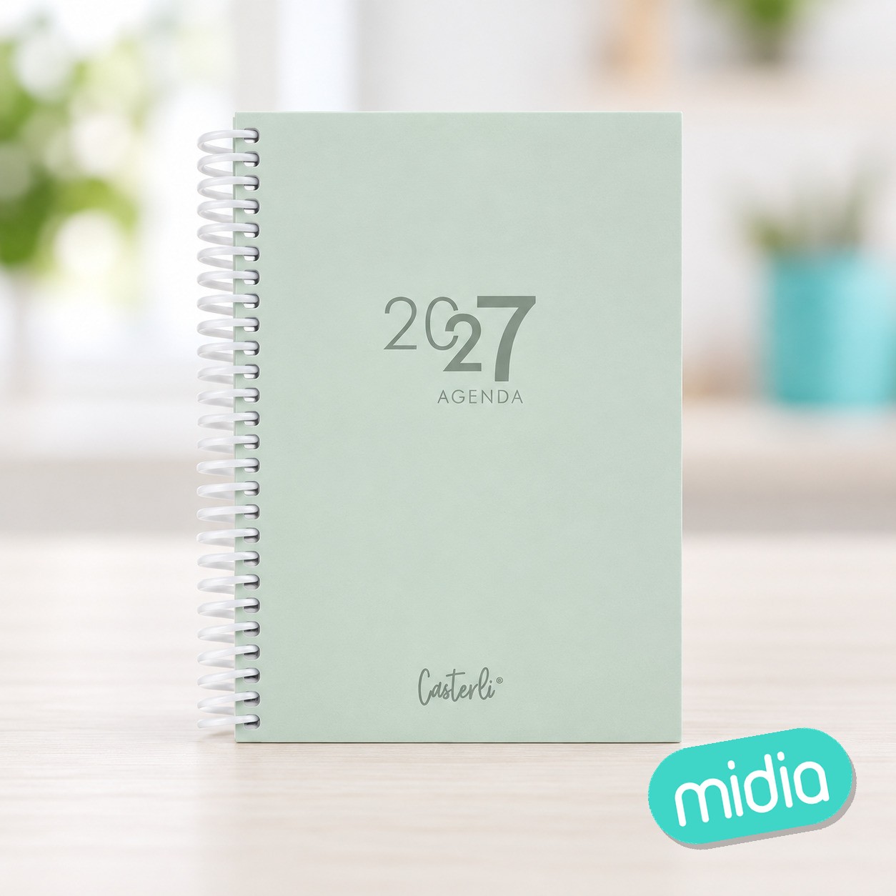 [2784200ve] agenda casterli anual 2027 pp a6(105"148mm) d.pagina horizontal 336 pag (verde)