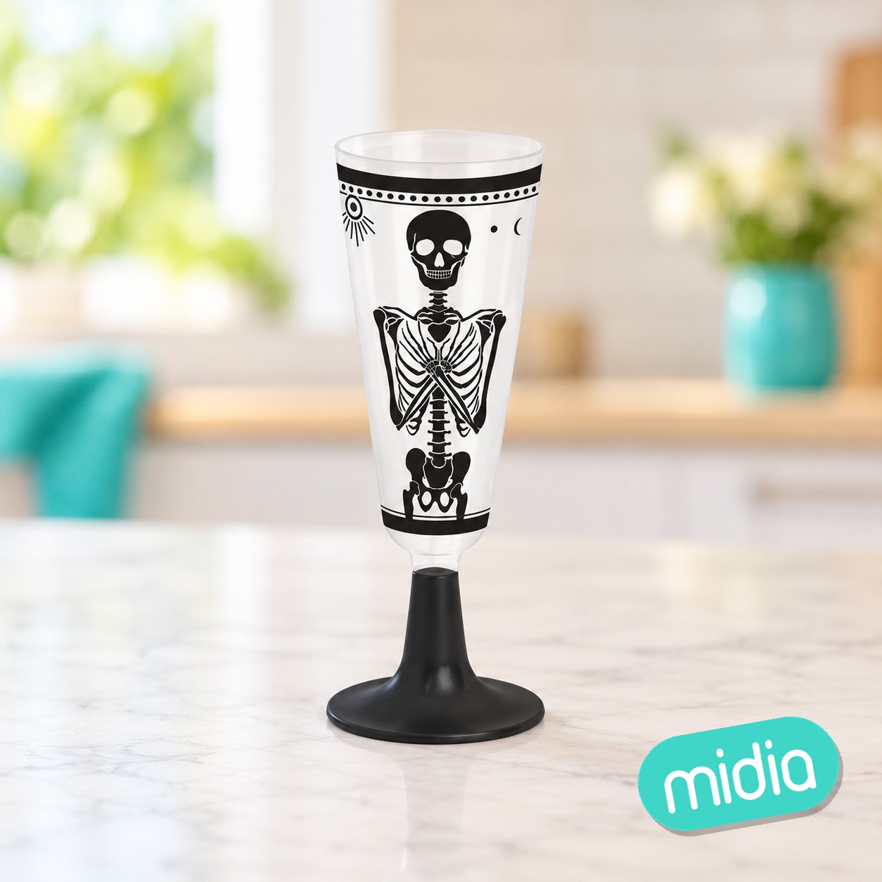 Copa cava calavera