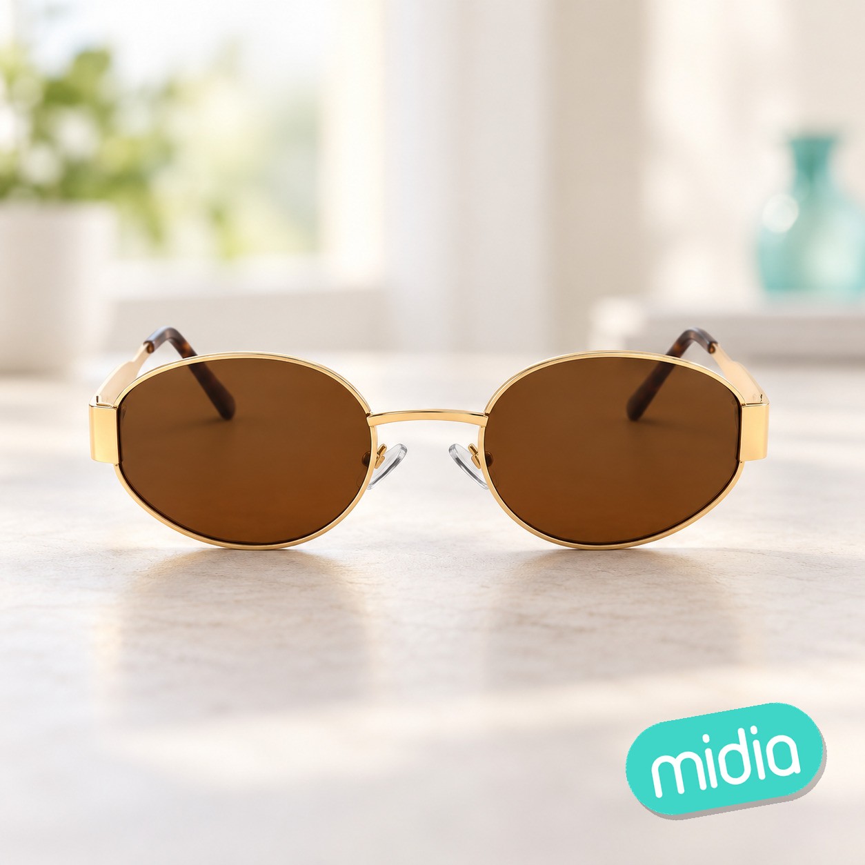 Gafas de sol metalico