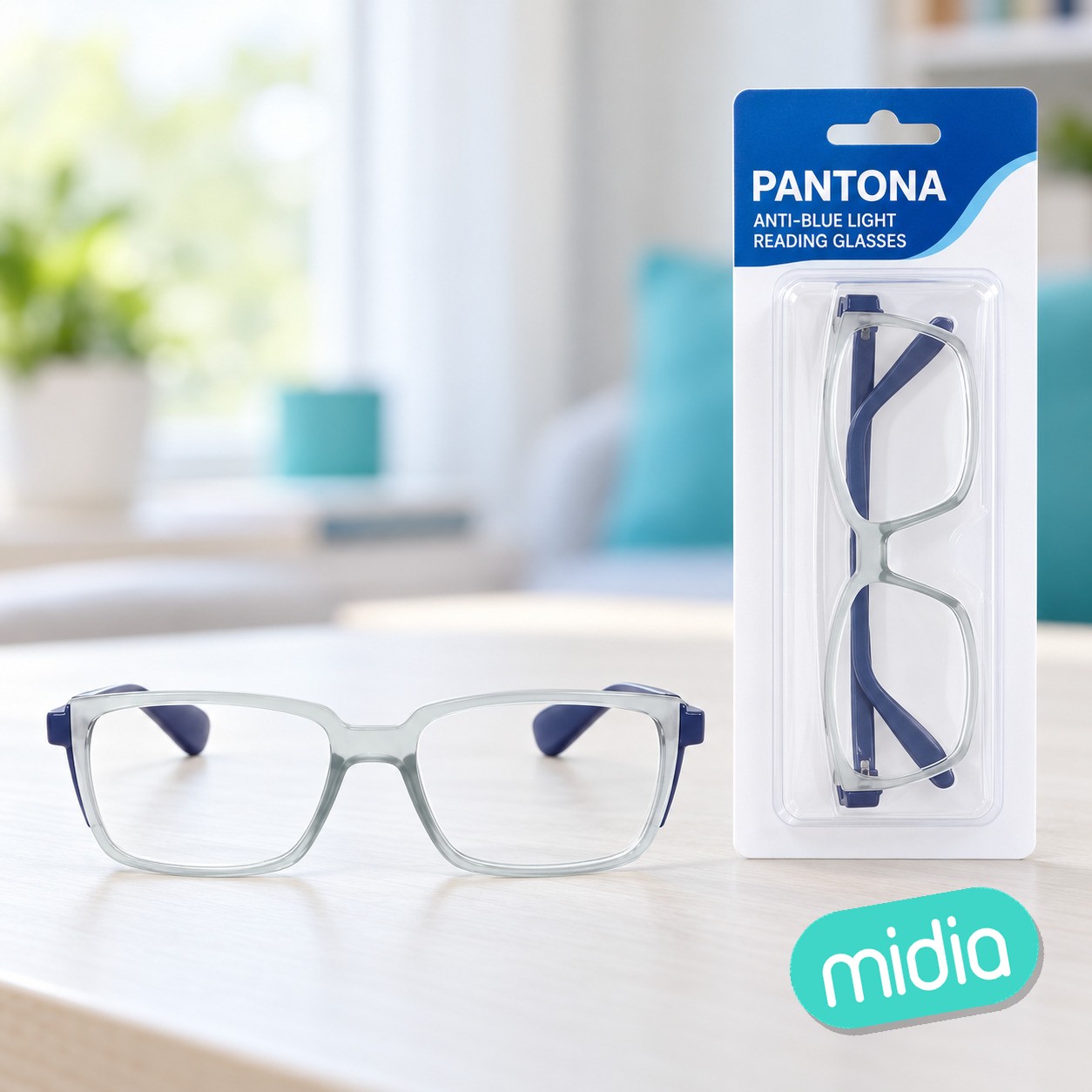 Gafas de lectura anti-luzazul+1. 00
