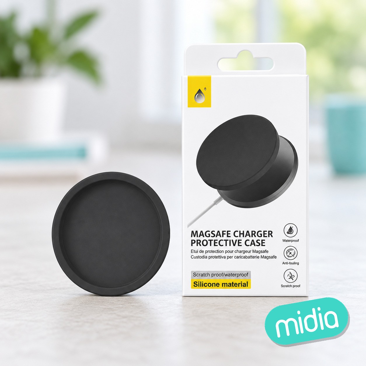 N R9197 NE Estuche Protector de Silicona para cargador inalambrico...