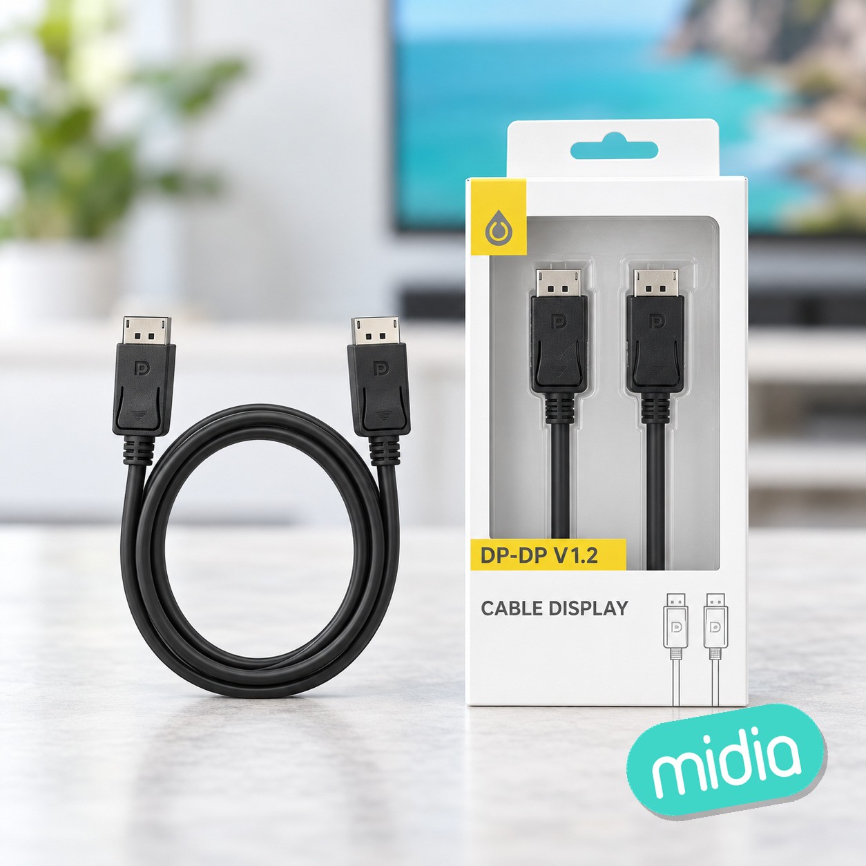 NB1287 NE Cable DisplayPort ,4K 60Hz,1.5M,Negro