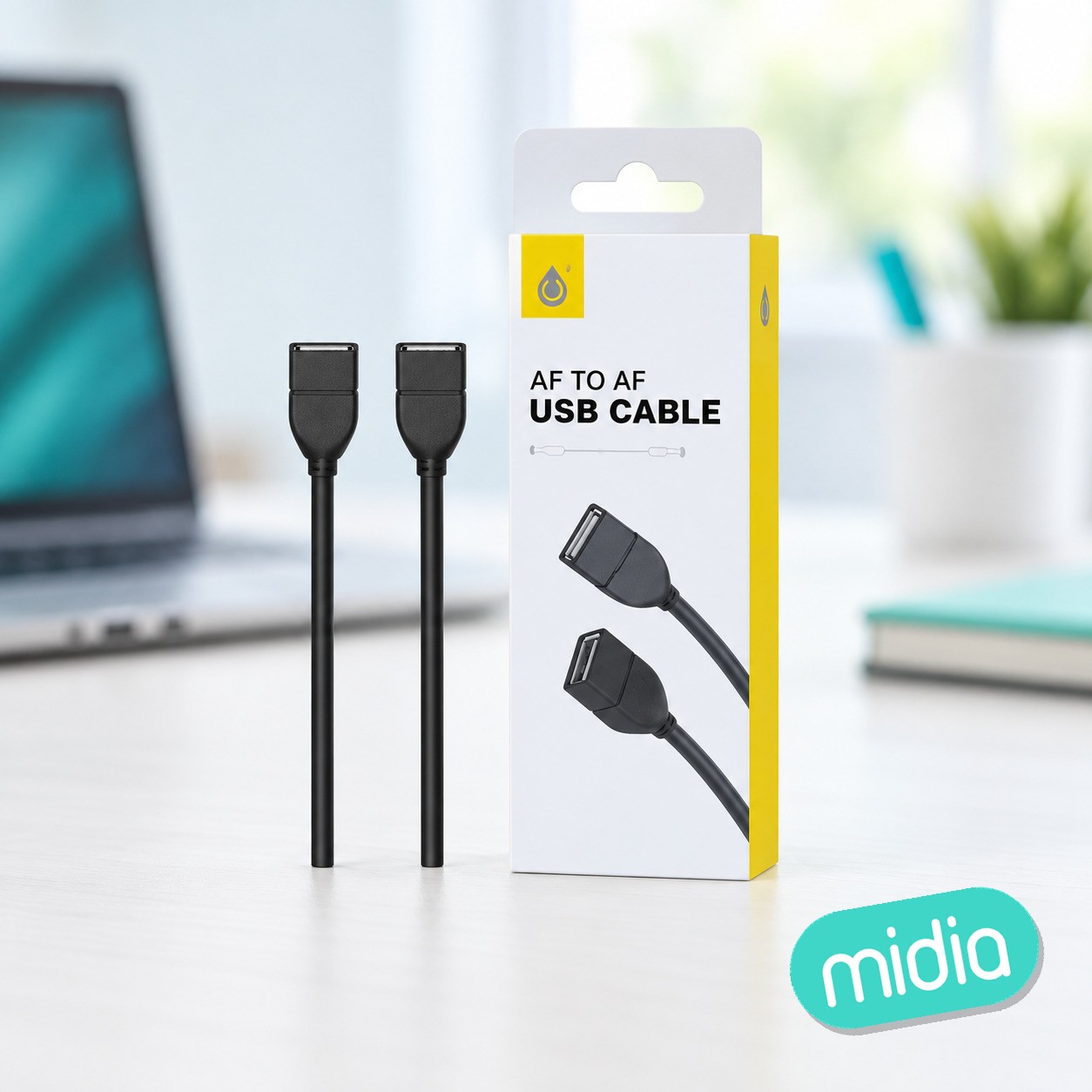 NB1316 NE Cable de extension USB2.0 FM A FM , 1.5M,Negro