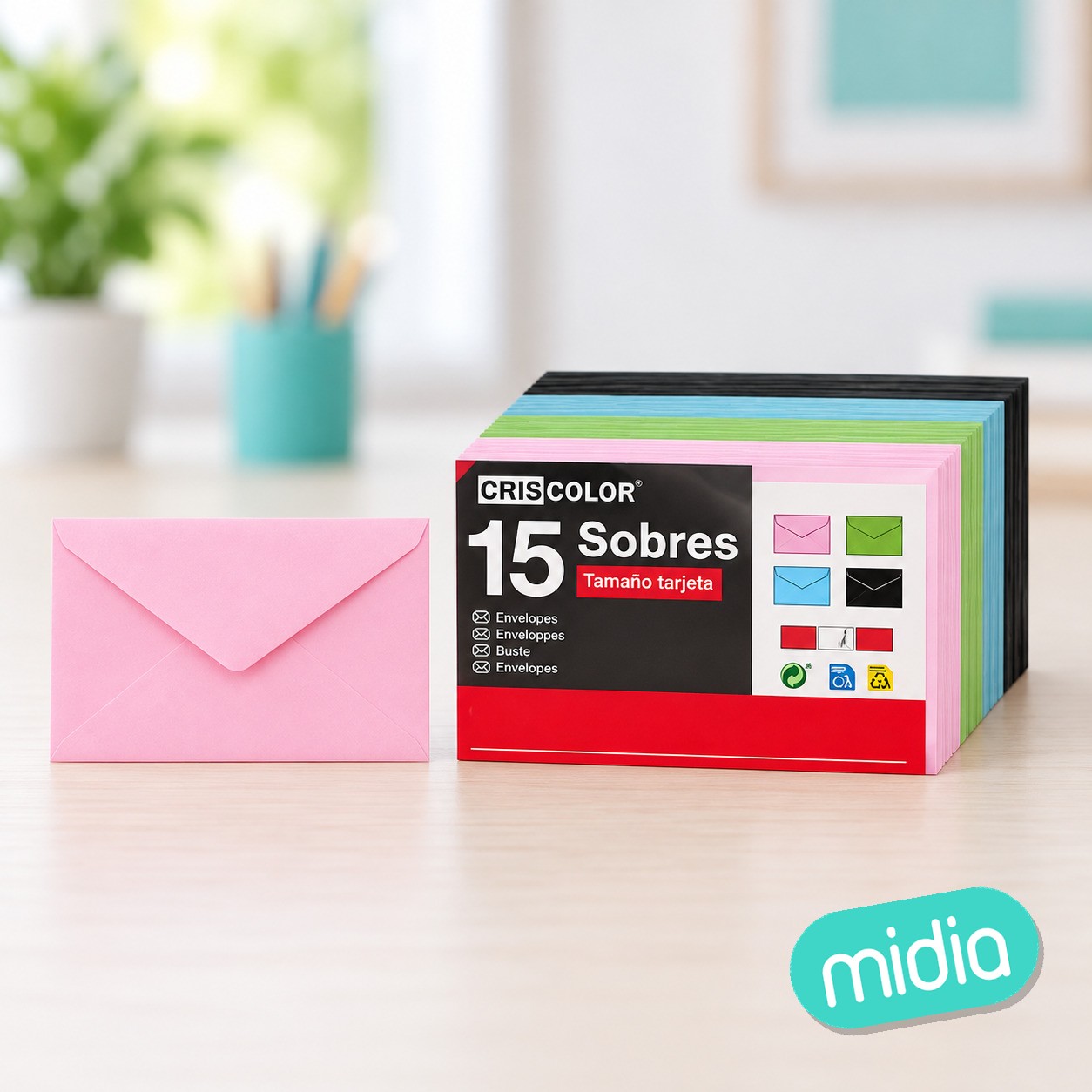 [40457] sobres tarjeta75x120mm surtido
