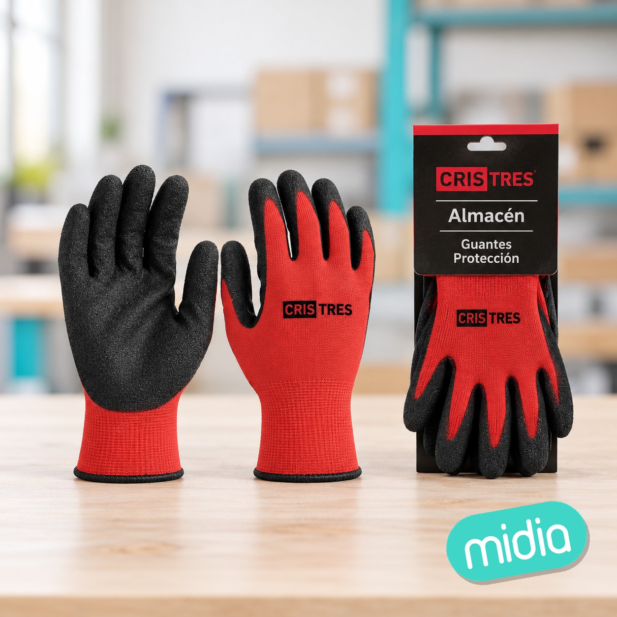 [40487] guantes proteccion almacen talla 8