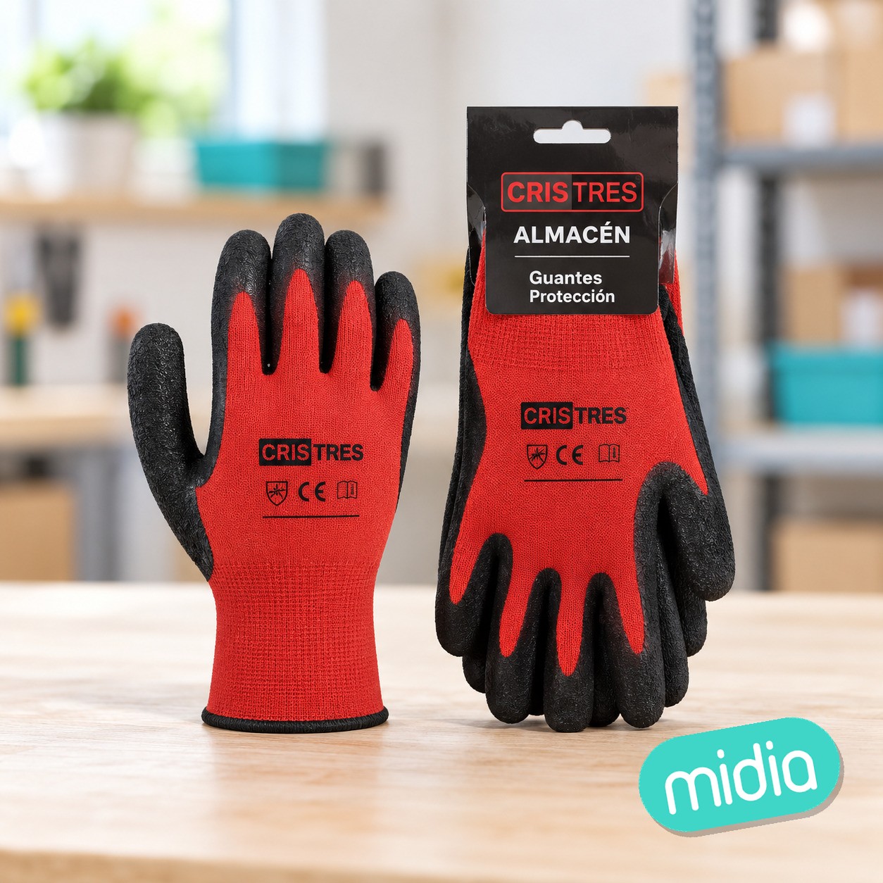 [40489] guantes proteccion almacen talla 10