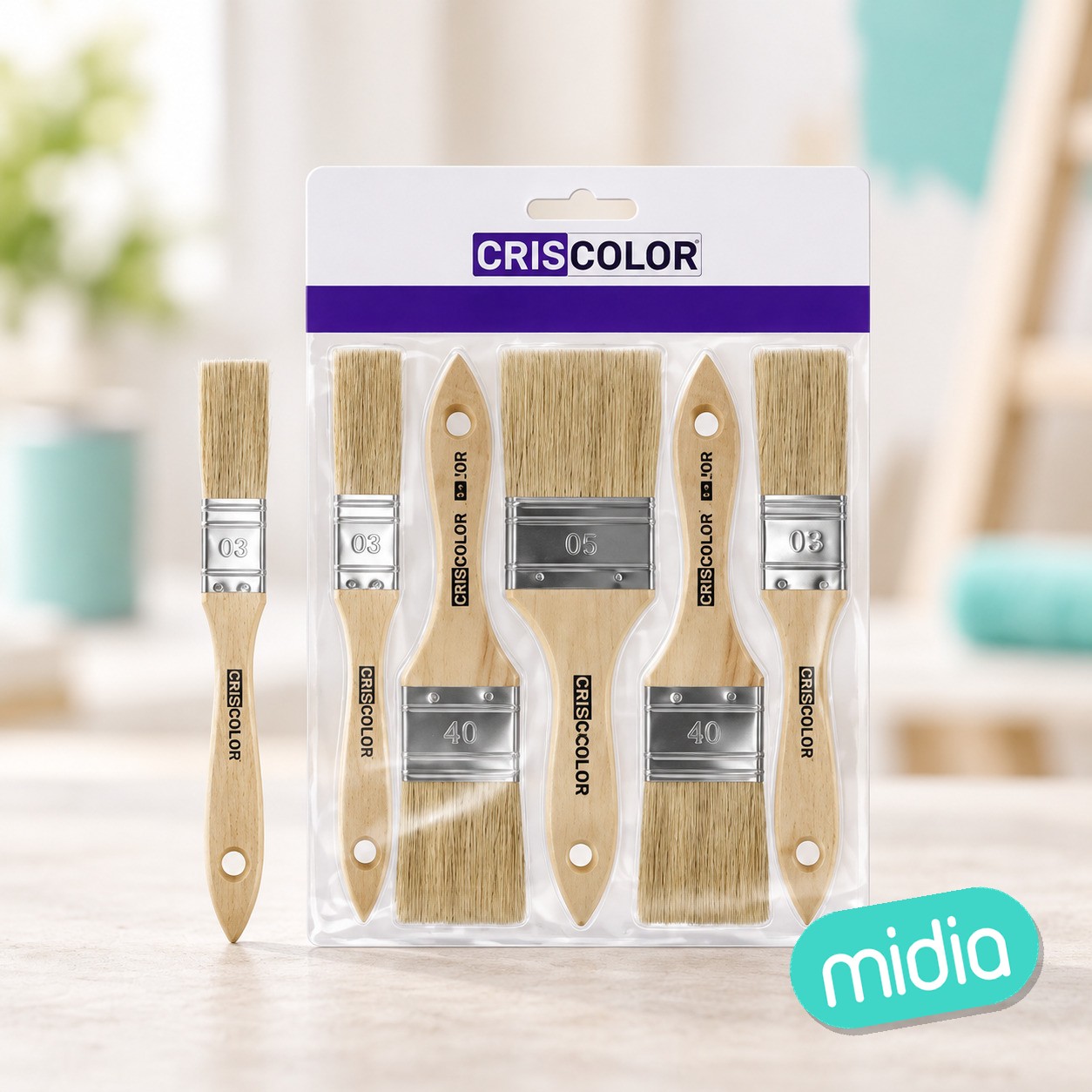 [40937] set 5 paletinas madera cerda pro 20-30-40-40-50