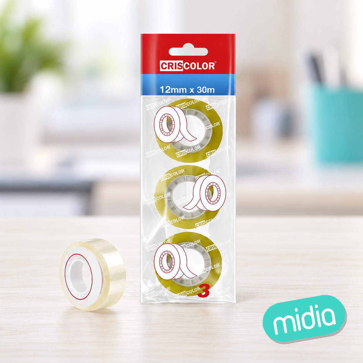 [41157] celo transparente amar. 12mmx35m 3uds.