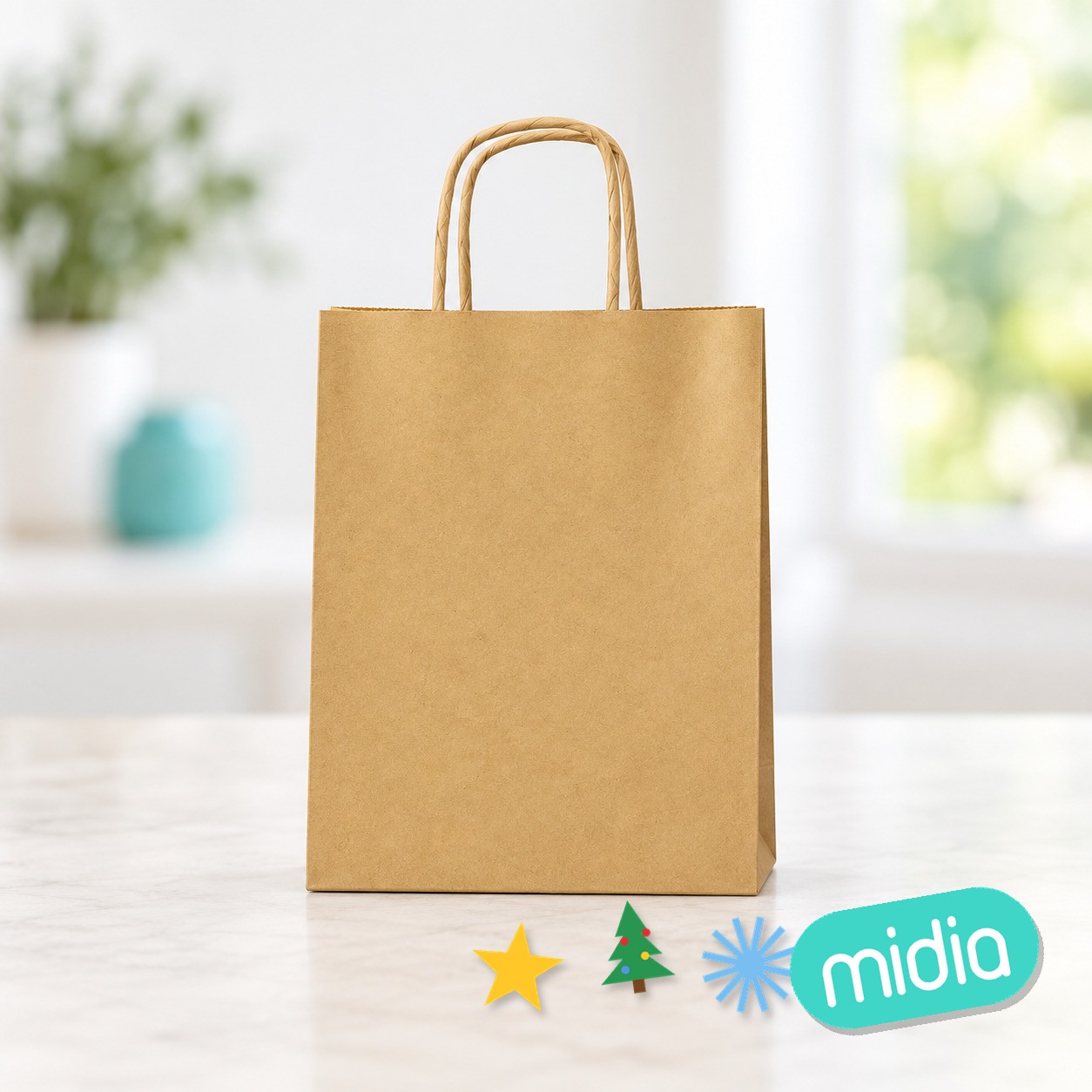 [41780] bolsa papel con asa 20+8x24 oro