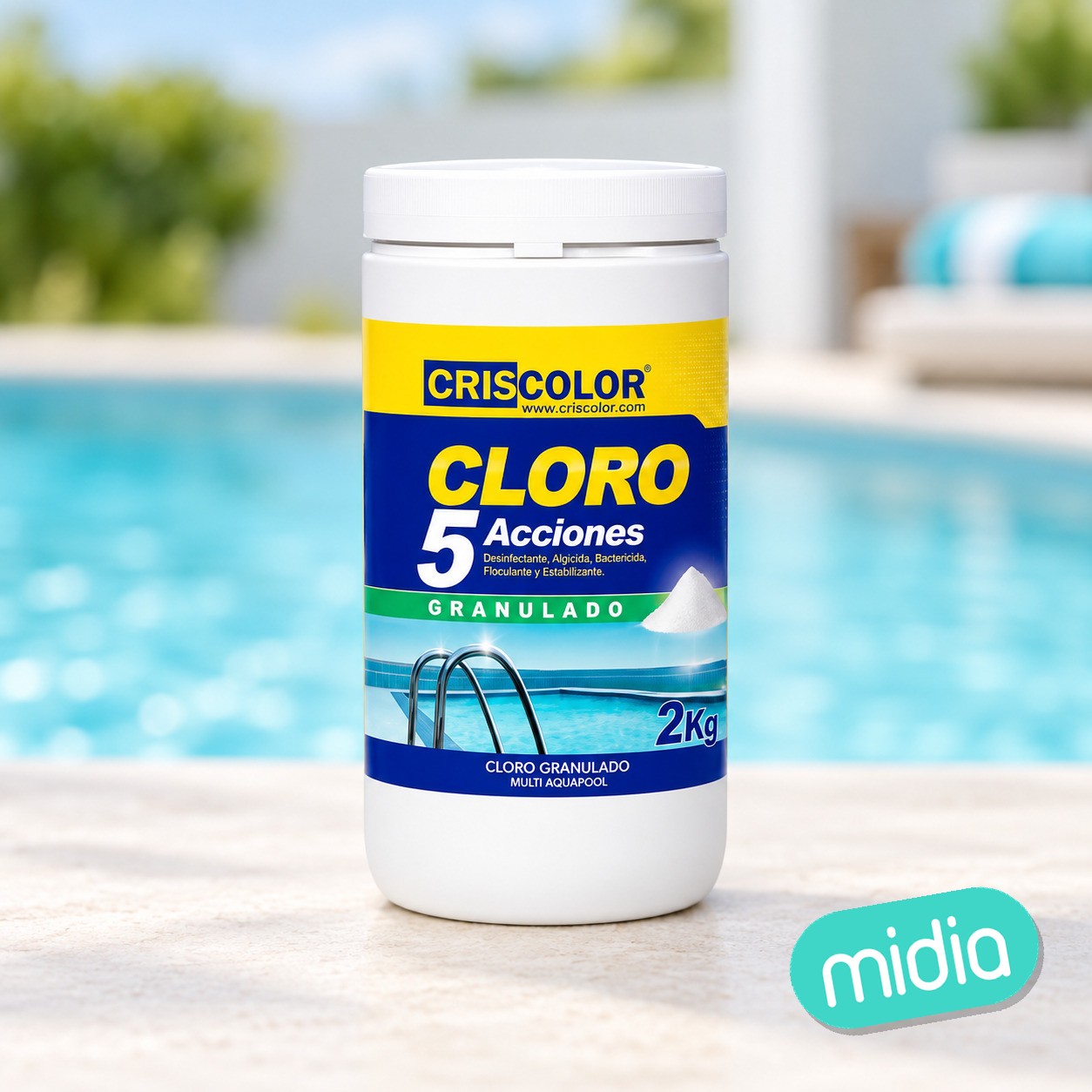 [41991] cloro granulado 5 acciones 2kg
