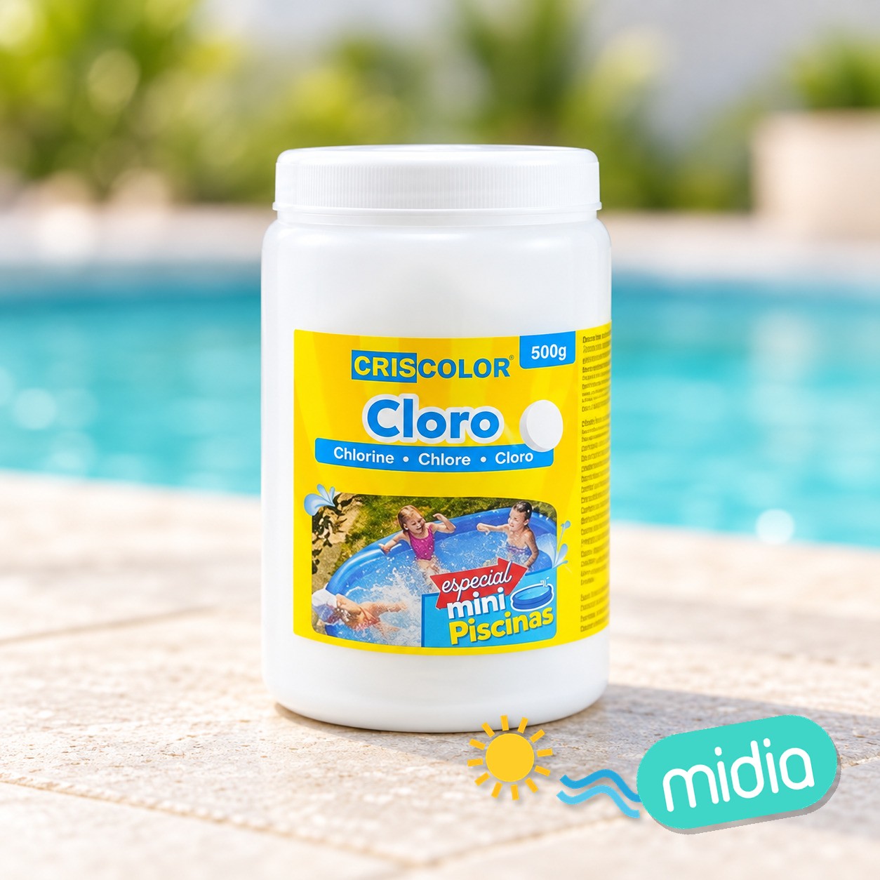 [42006] cloro compacto efervescentes 500g mini piscinas