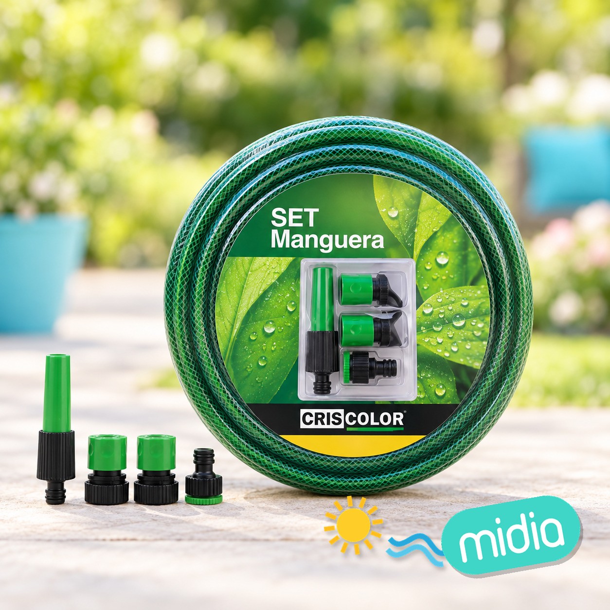 [42076] set manguera 10m 1/2"