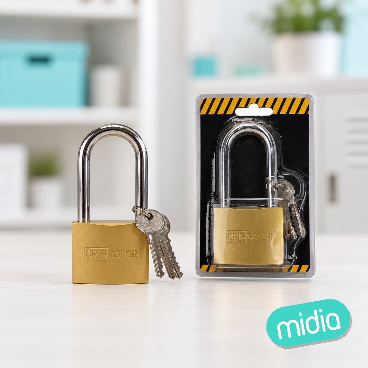 [42315] candado de seguridad arco largo 62x120mm