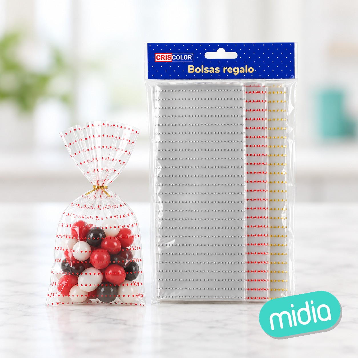 [42445] bolsa decorada 15x30cm 24uds.