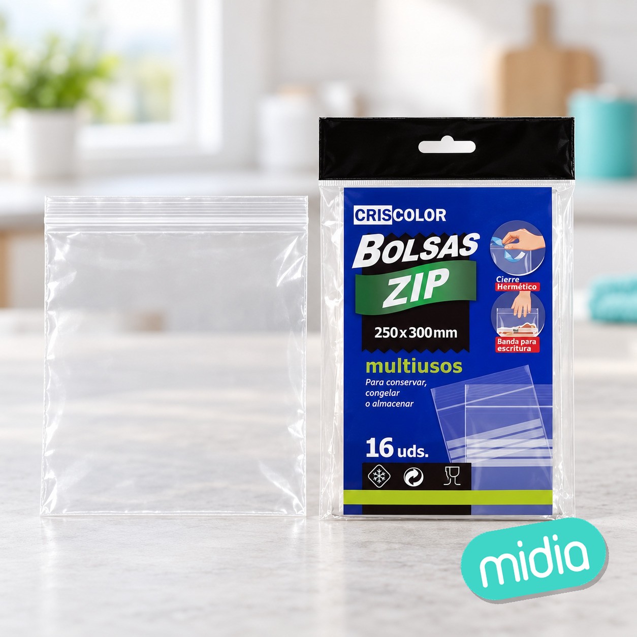 [42564] bolsa zip 16uds 250x300mm