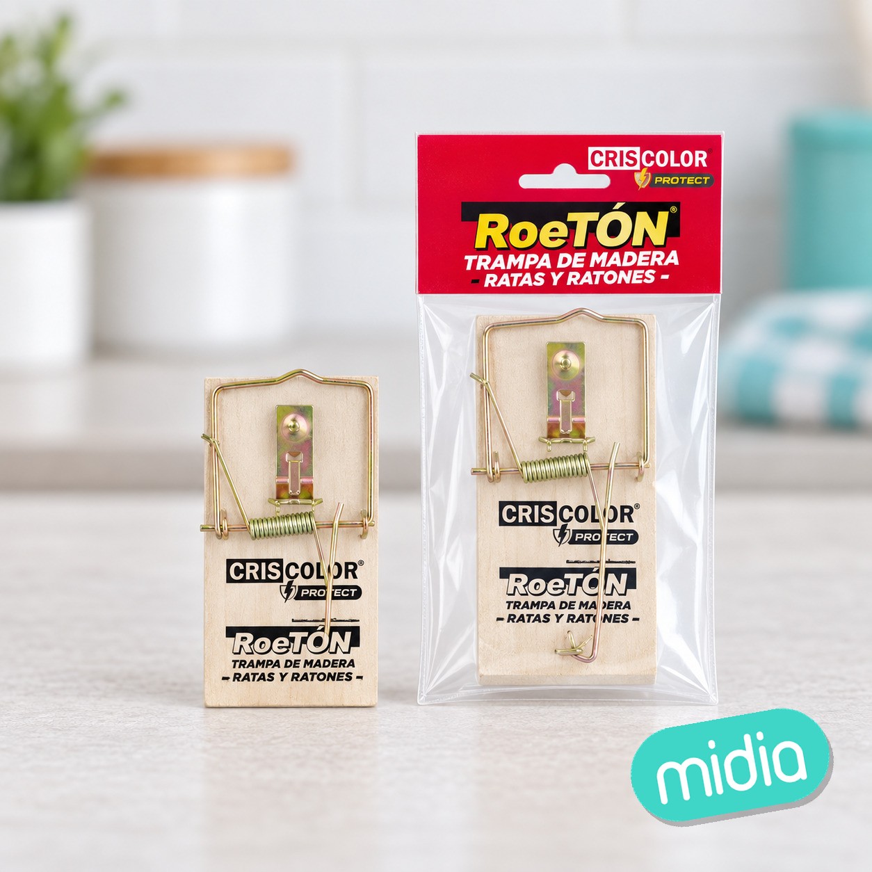 [42667] roeton trampa madera rata 12x6,2cm