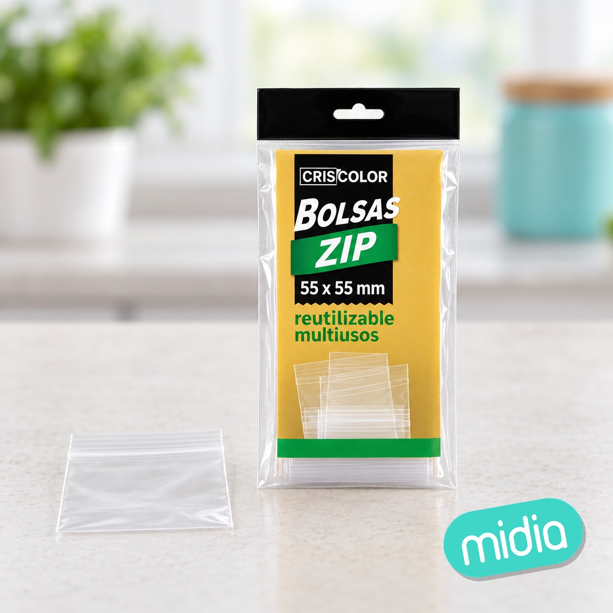 [42741] bolsa zip 50uds 55x55mm
