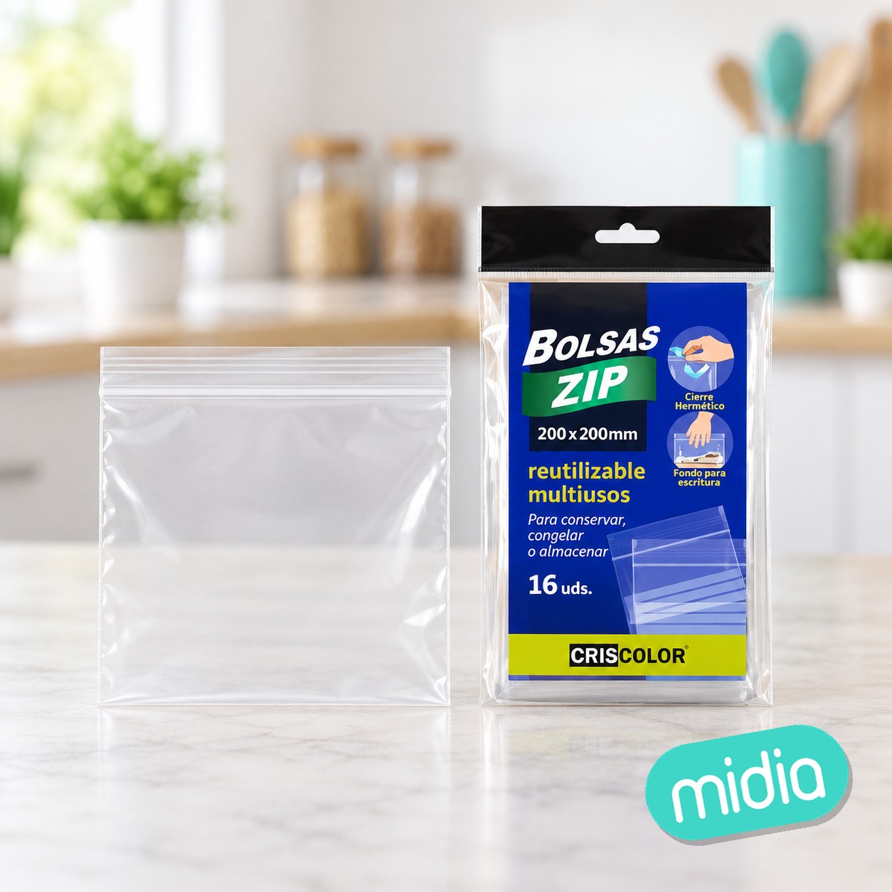 [42745] bolsa zip 16uds 200x200mm