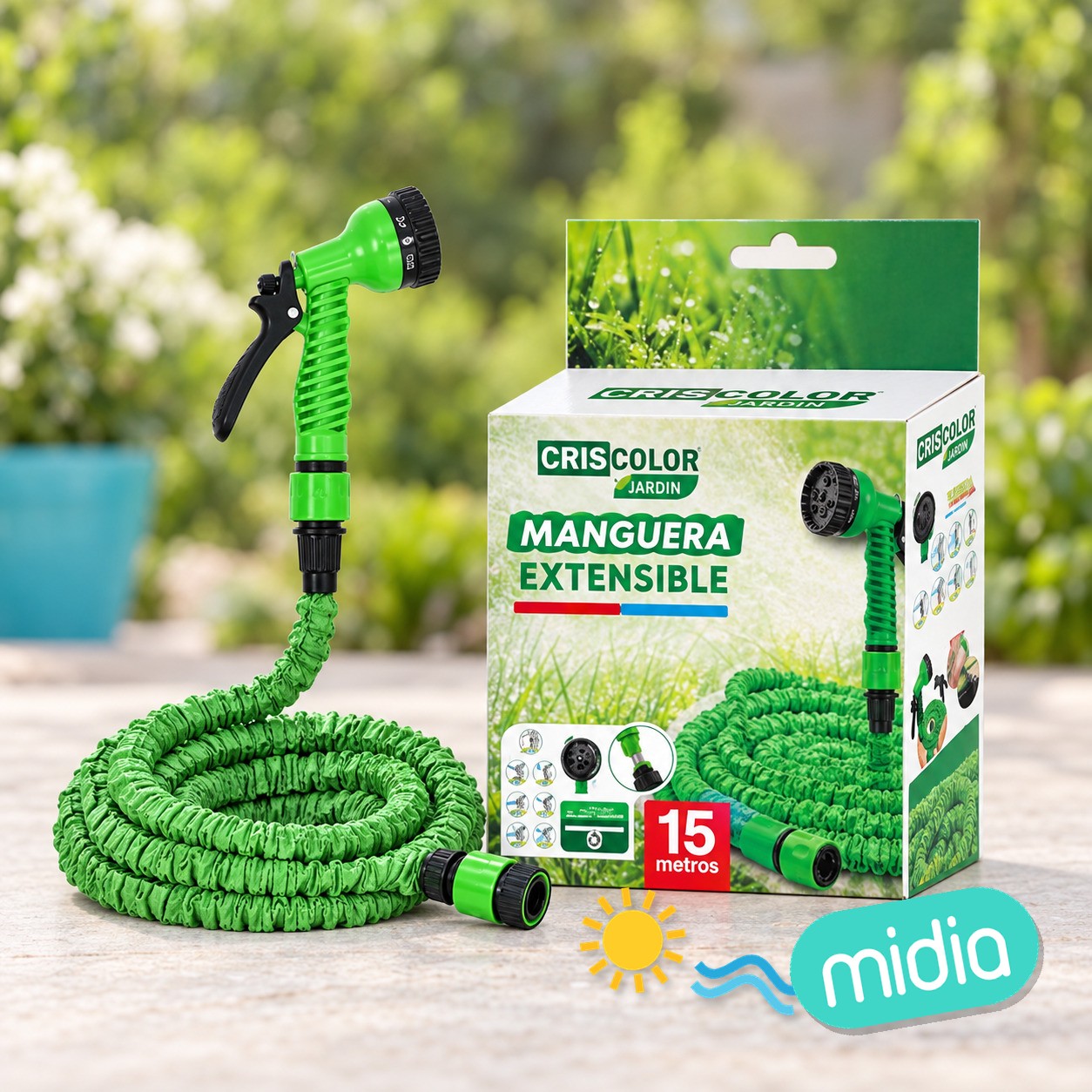 [43154] manguera extensible reforzada 7 funciones 15m