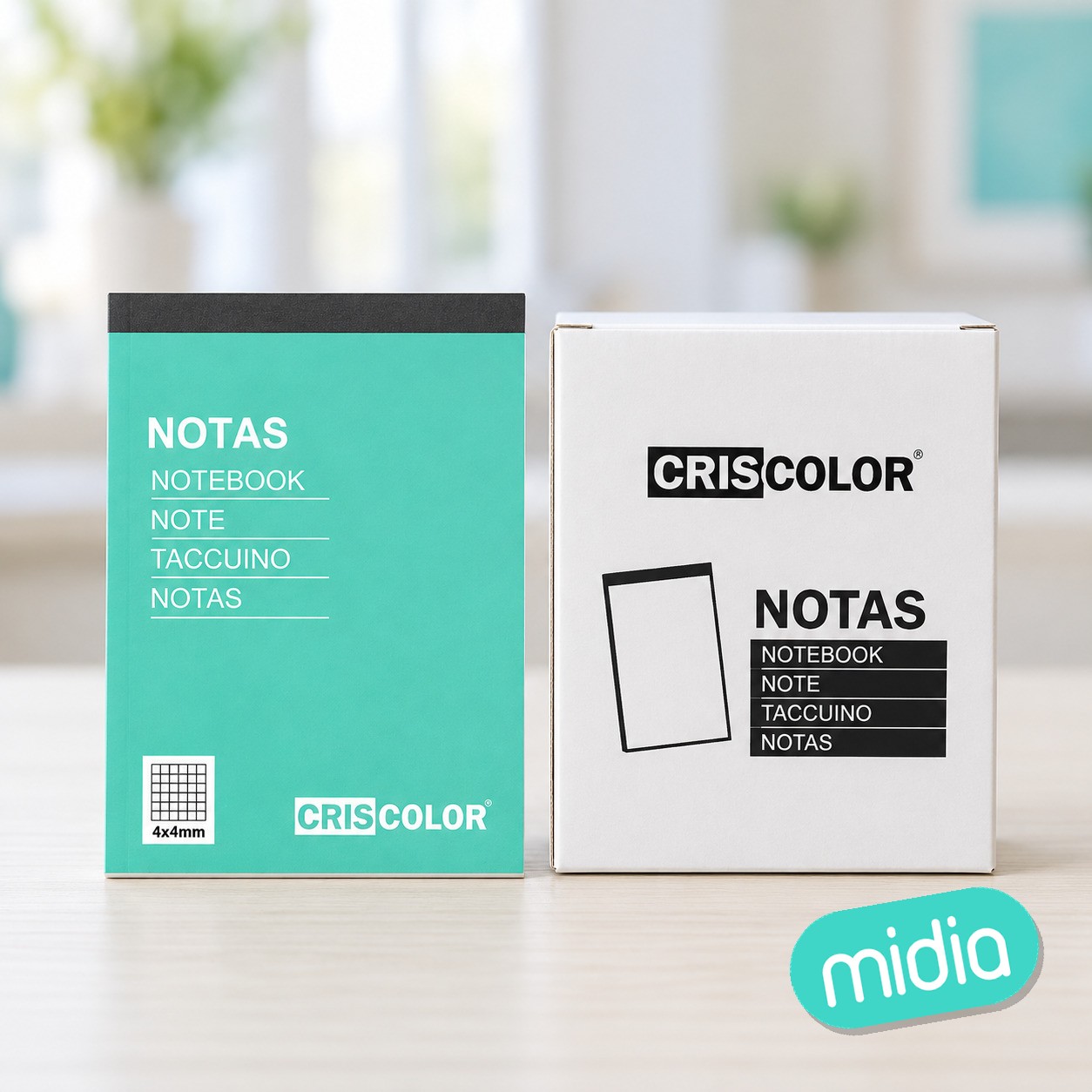 [43205] surtido notebook cuadricula 80h 145x210mm