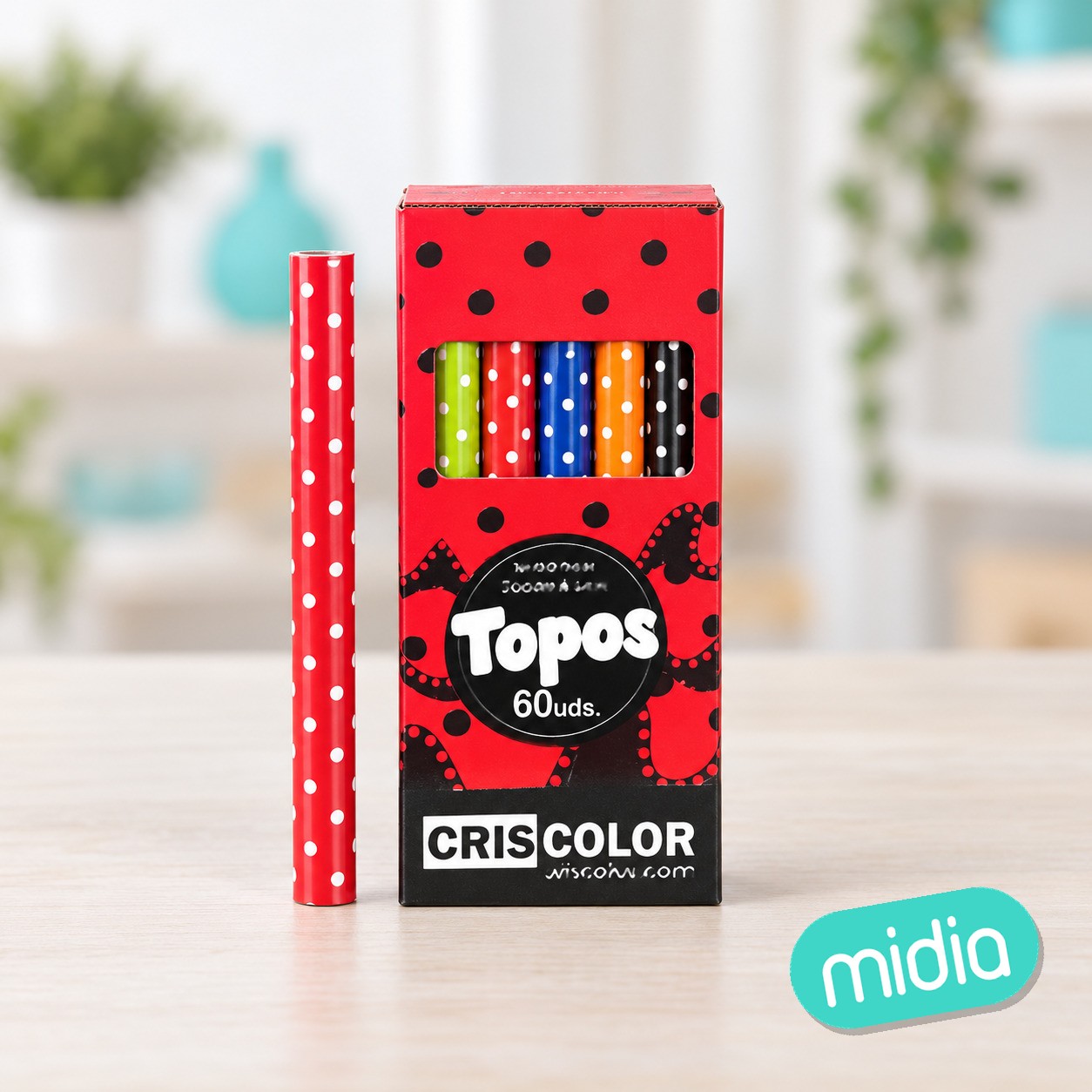 [43411] papel regalo 70cmx2m topos