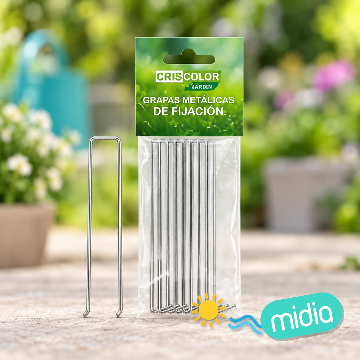 [43815] grapas metalicas forma l 15cm
