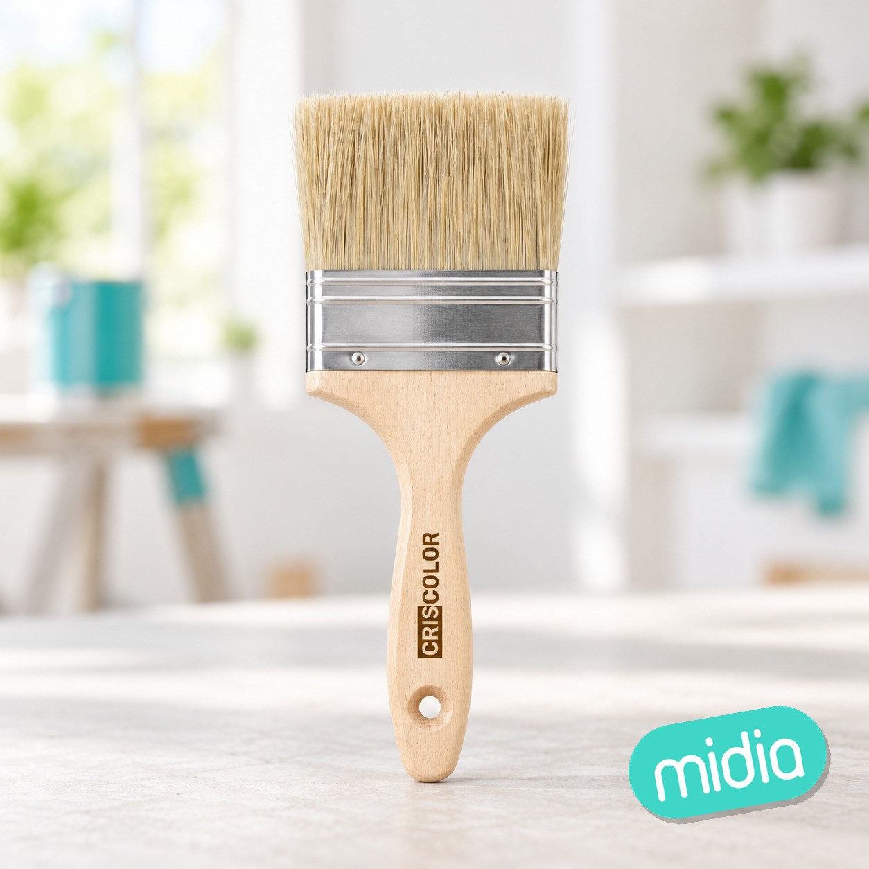 [43876] paletina cerda natural deluxe 80mm nº45