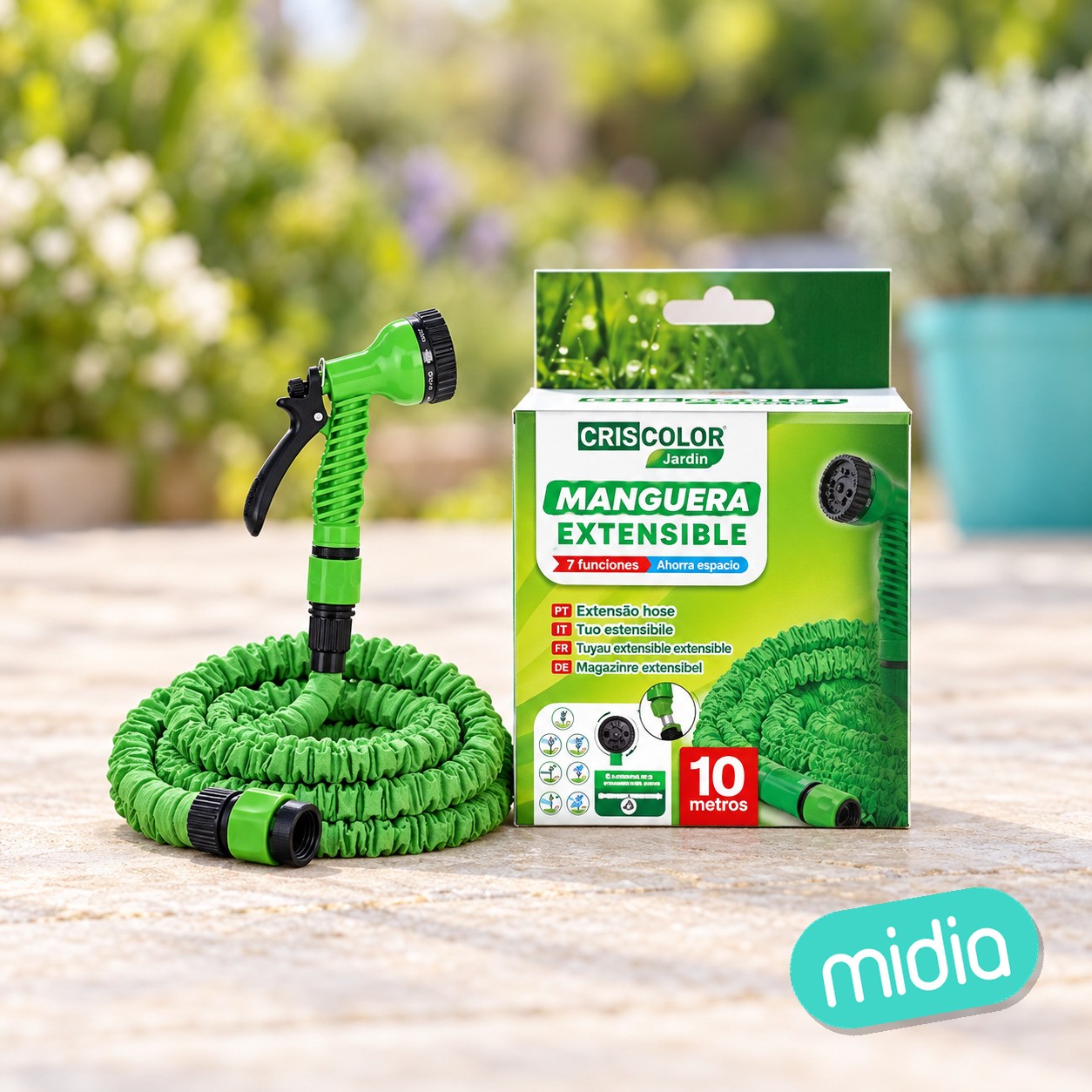[43903] manguera extensible reforzada 7 funciones 10m