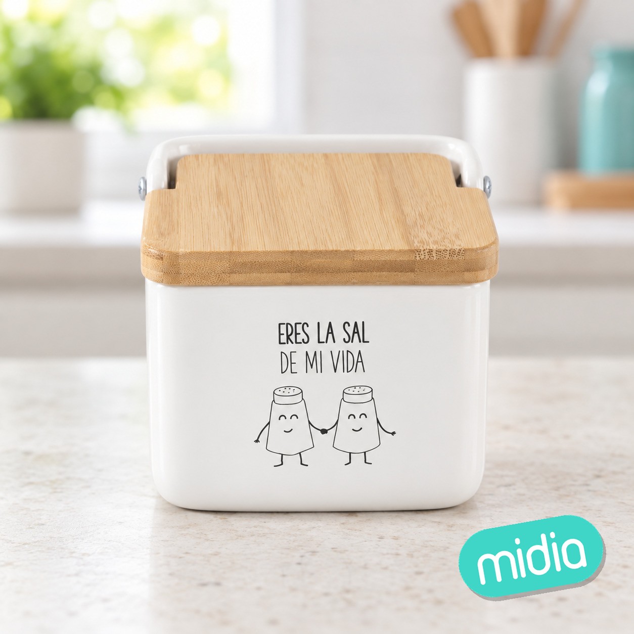Salero tapa bambu la sal de mi vida (6/12 - 24)